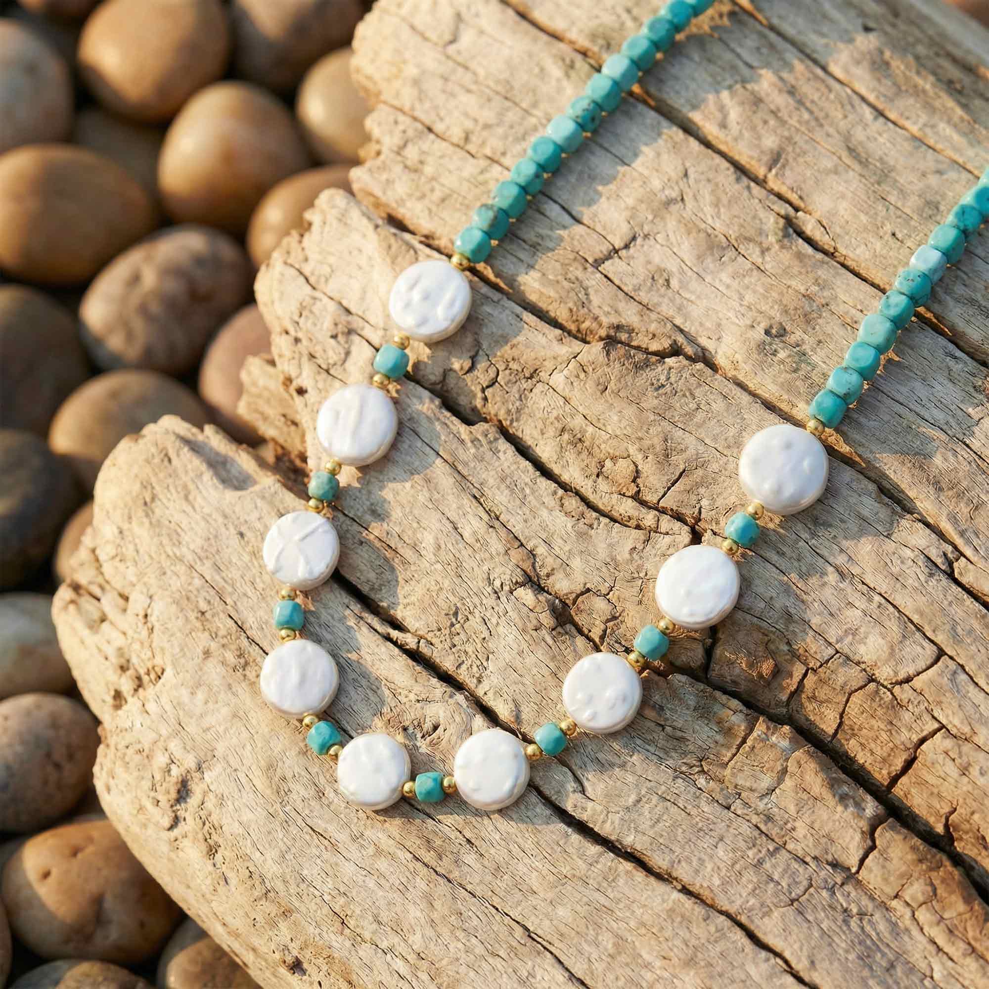 Lagoon Pearlescent Necklace