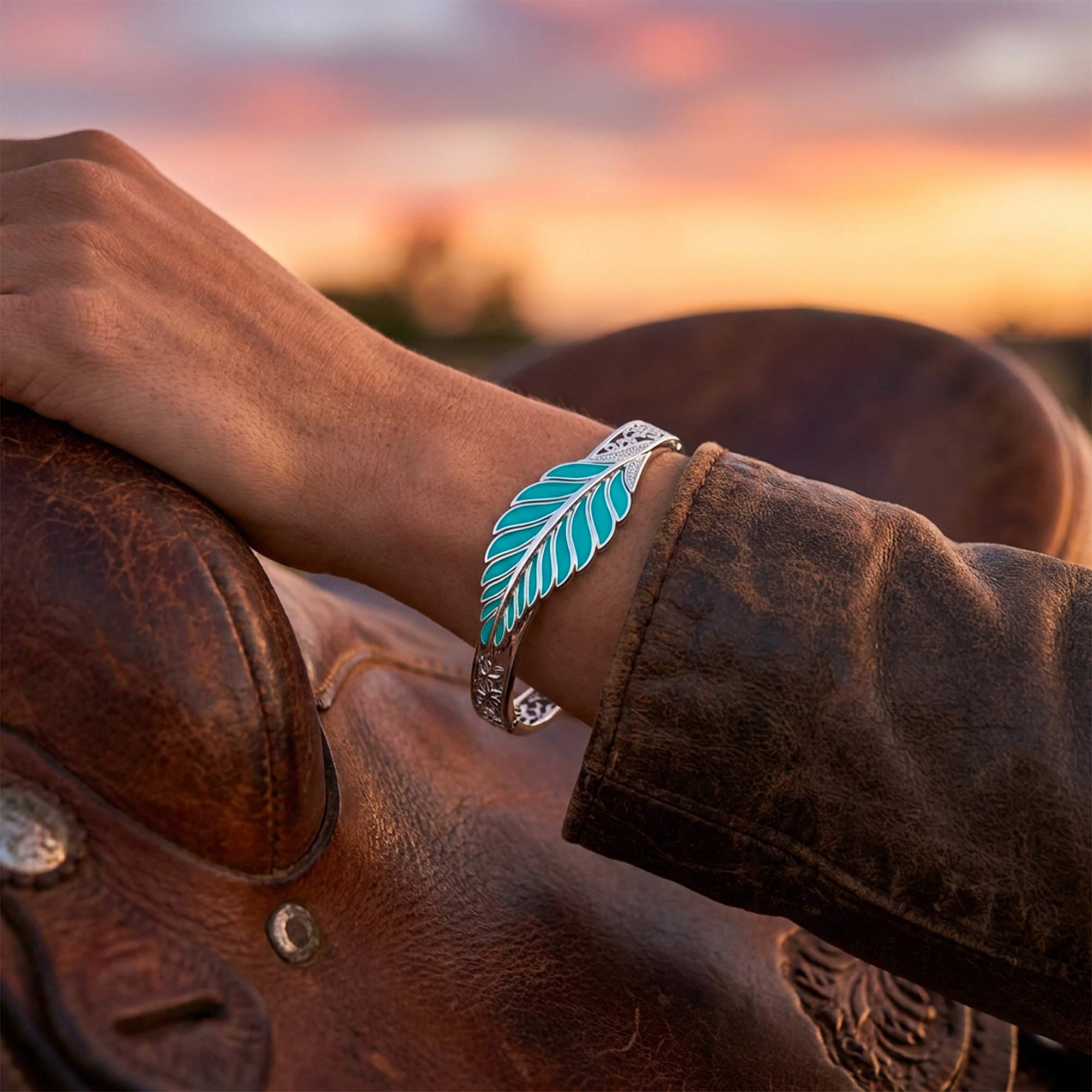 Mesa Quill Bracelet - Turquoise