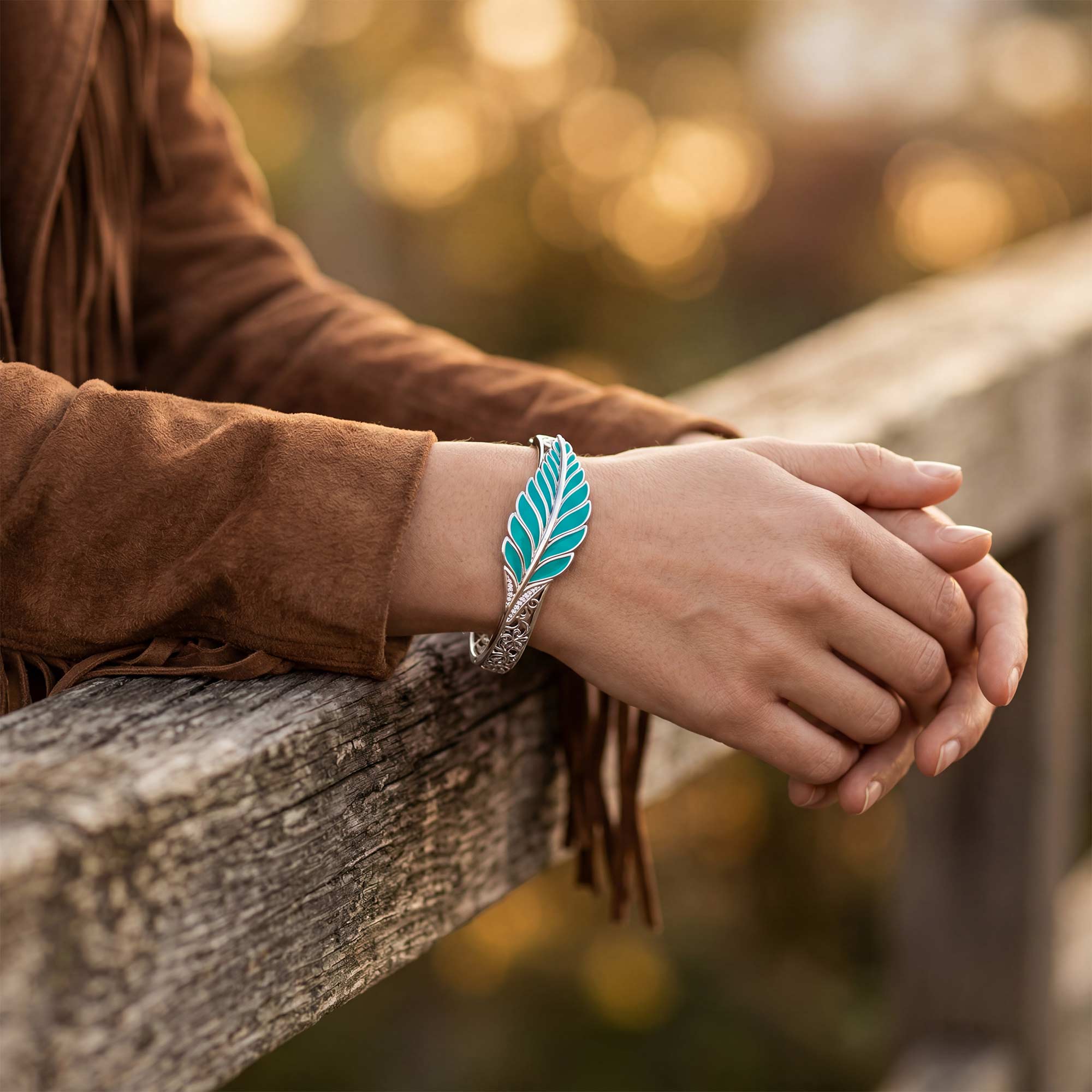 Mesa Quill Bracelet - Turquoise