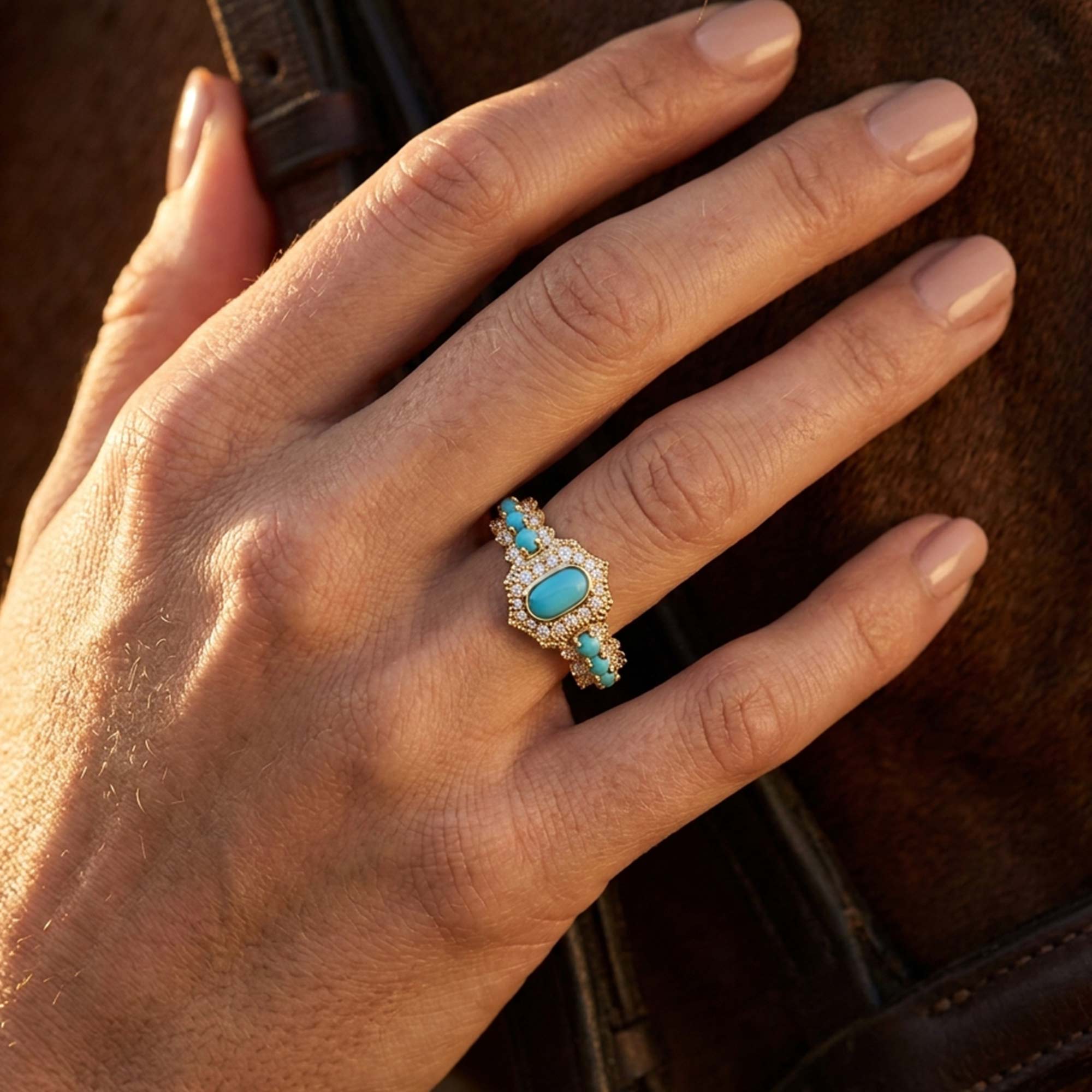 Oasis Treasure Ring - Turquoise