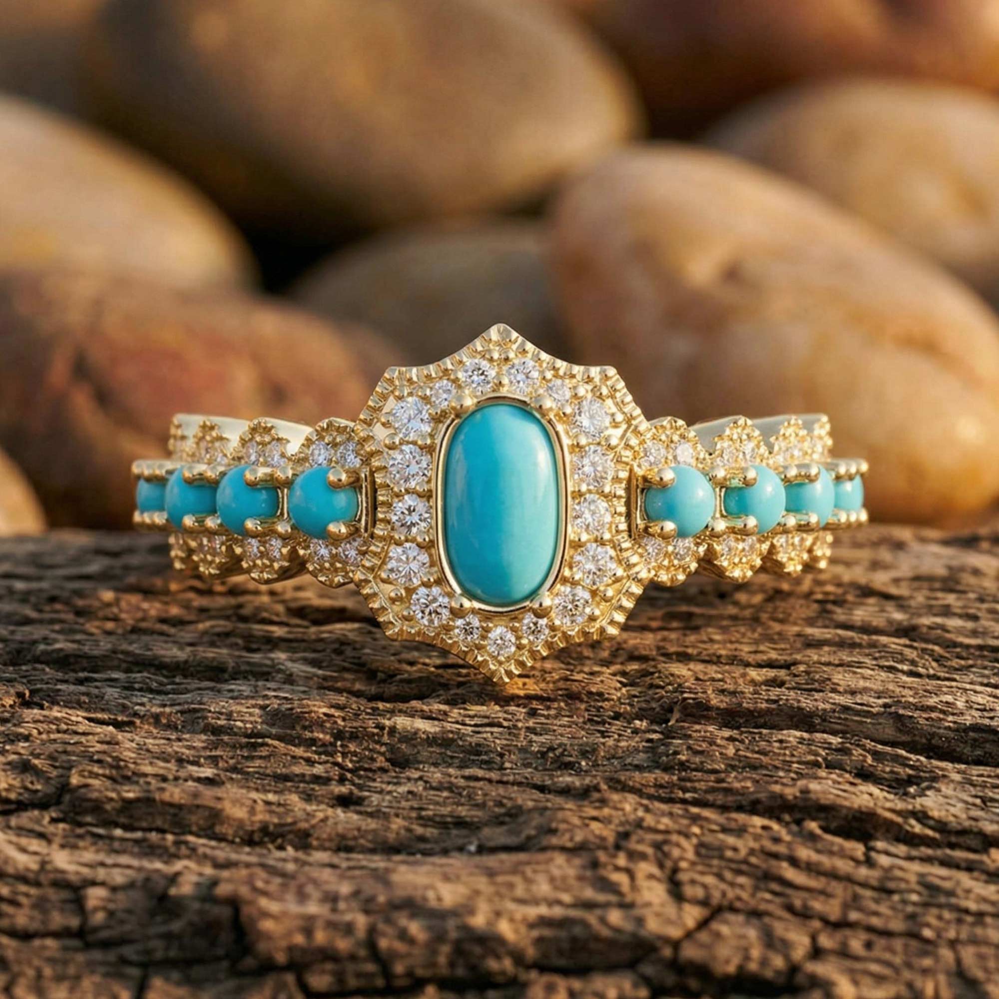 Oasis Treasure Ring - Turquoise