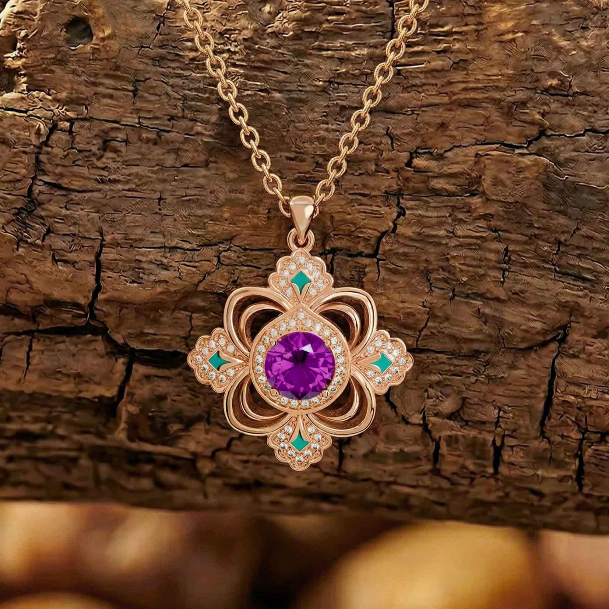 Prairie Insignia Necklace - Amethyst