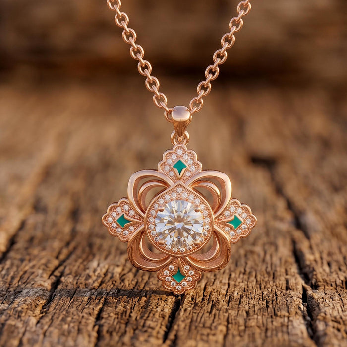 Prairie Insignia Necklace - Moissanite