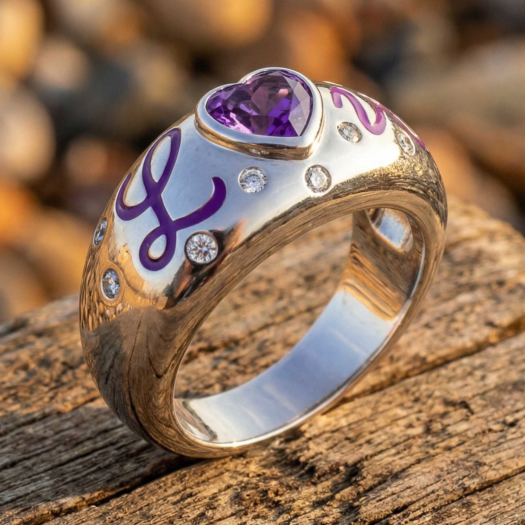 Promise Love Ring - Amethyst