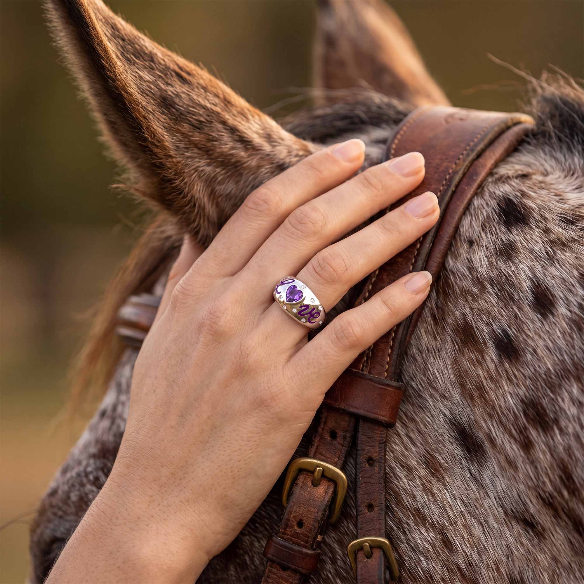 Promise Love Ring - Amethyst
