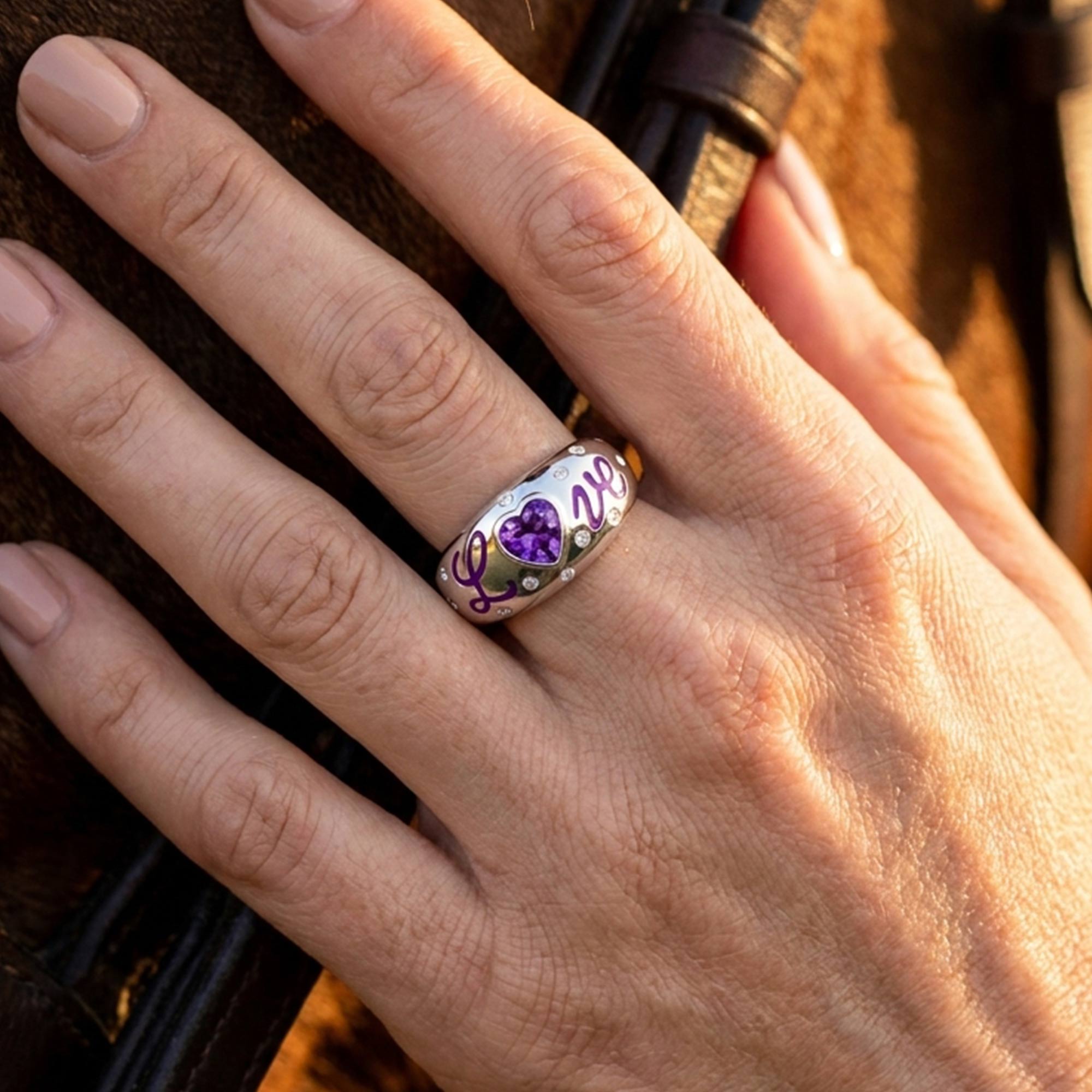 Promise Love Ring - Amethyst