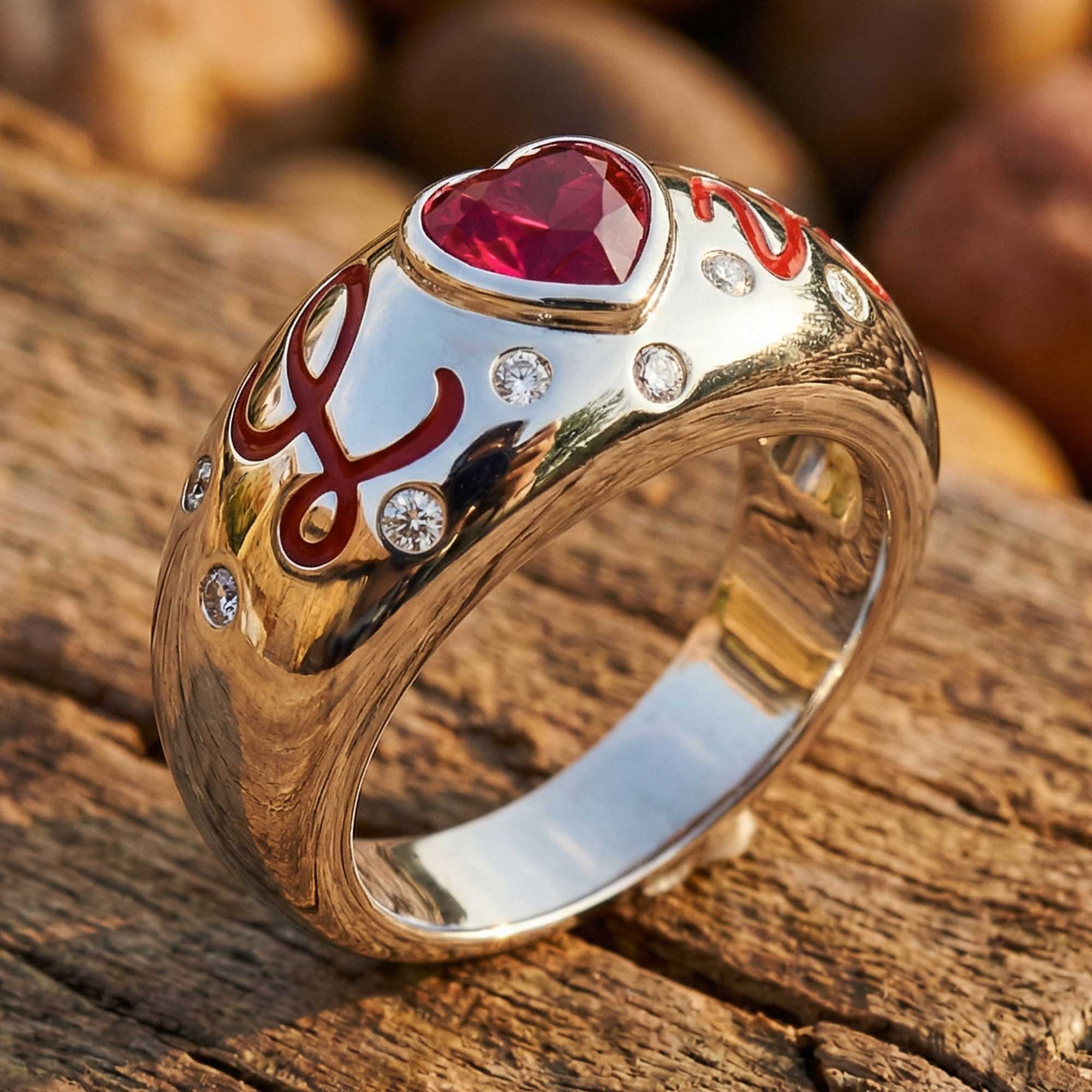 Promise Love Ring - Ruby