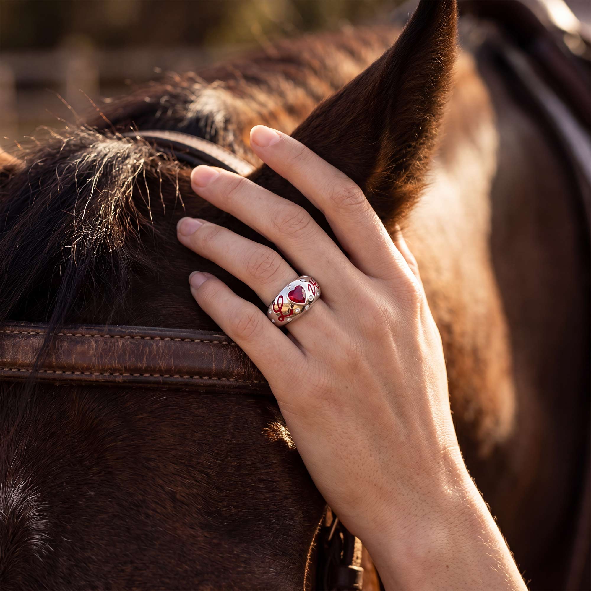 Promise Love Ring - Ruby