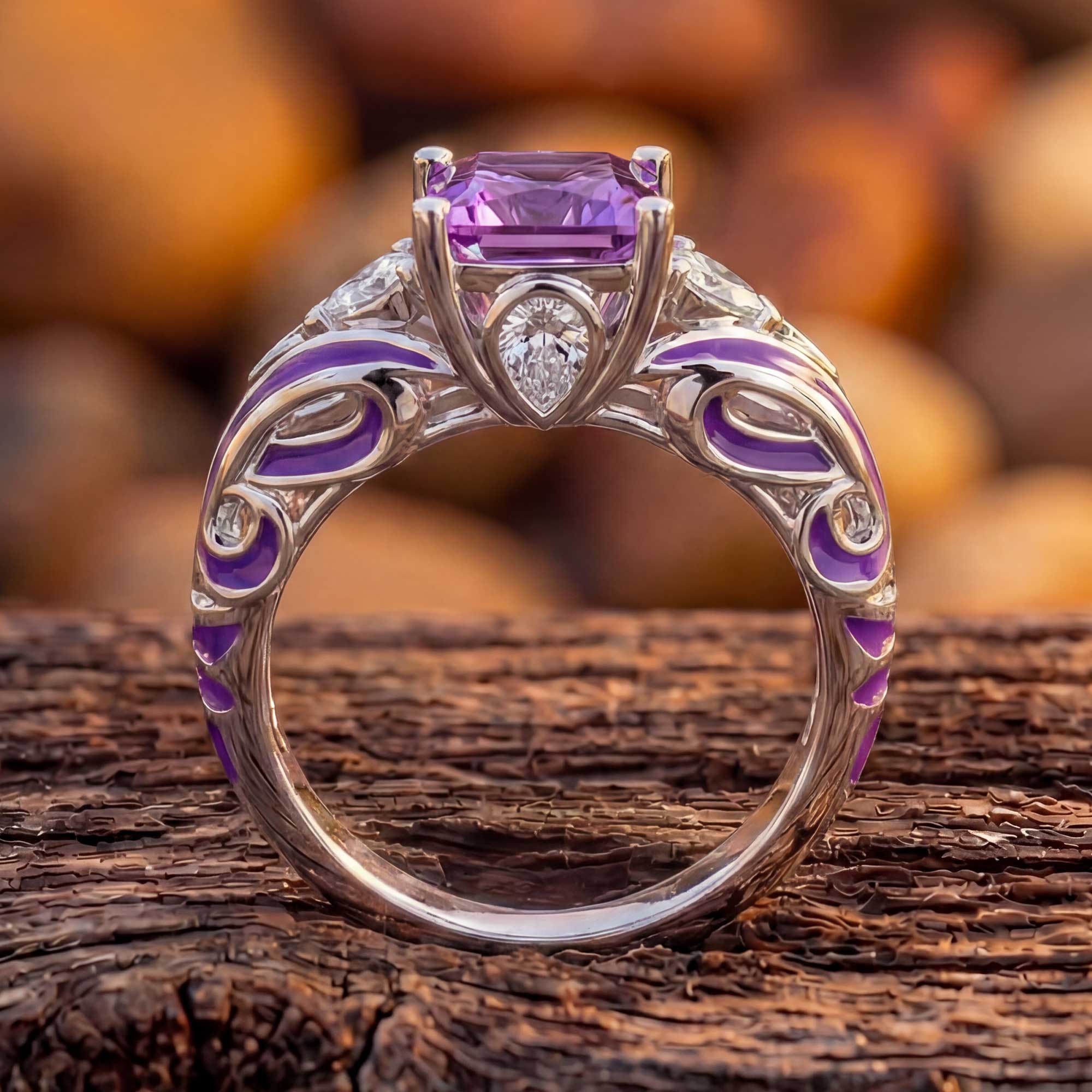 Rosemary's Loyalty Ring - Amethyst