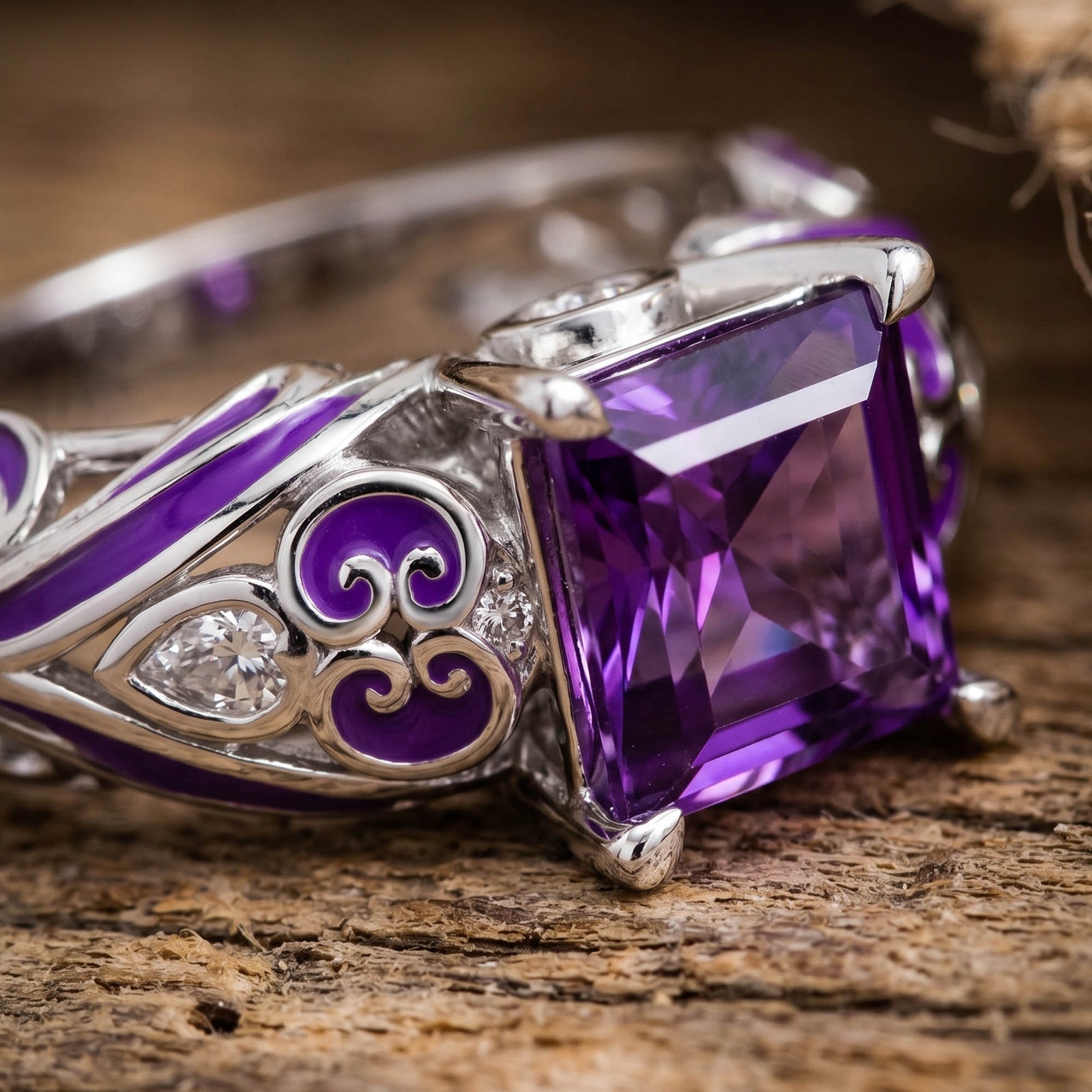 Rosemary's Loyalty Ring - Amethyst