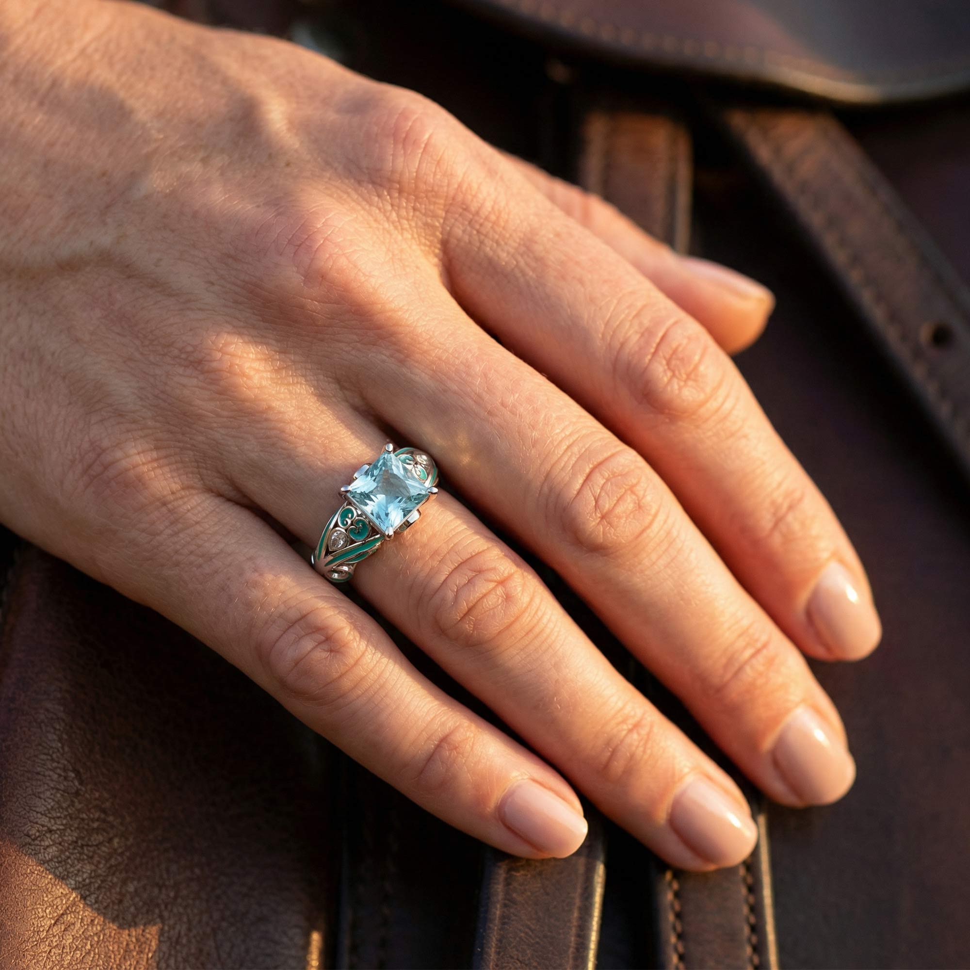 Rosemary's Loyalty Ring - Aquamarine