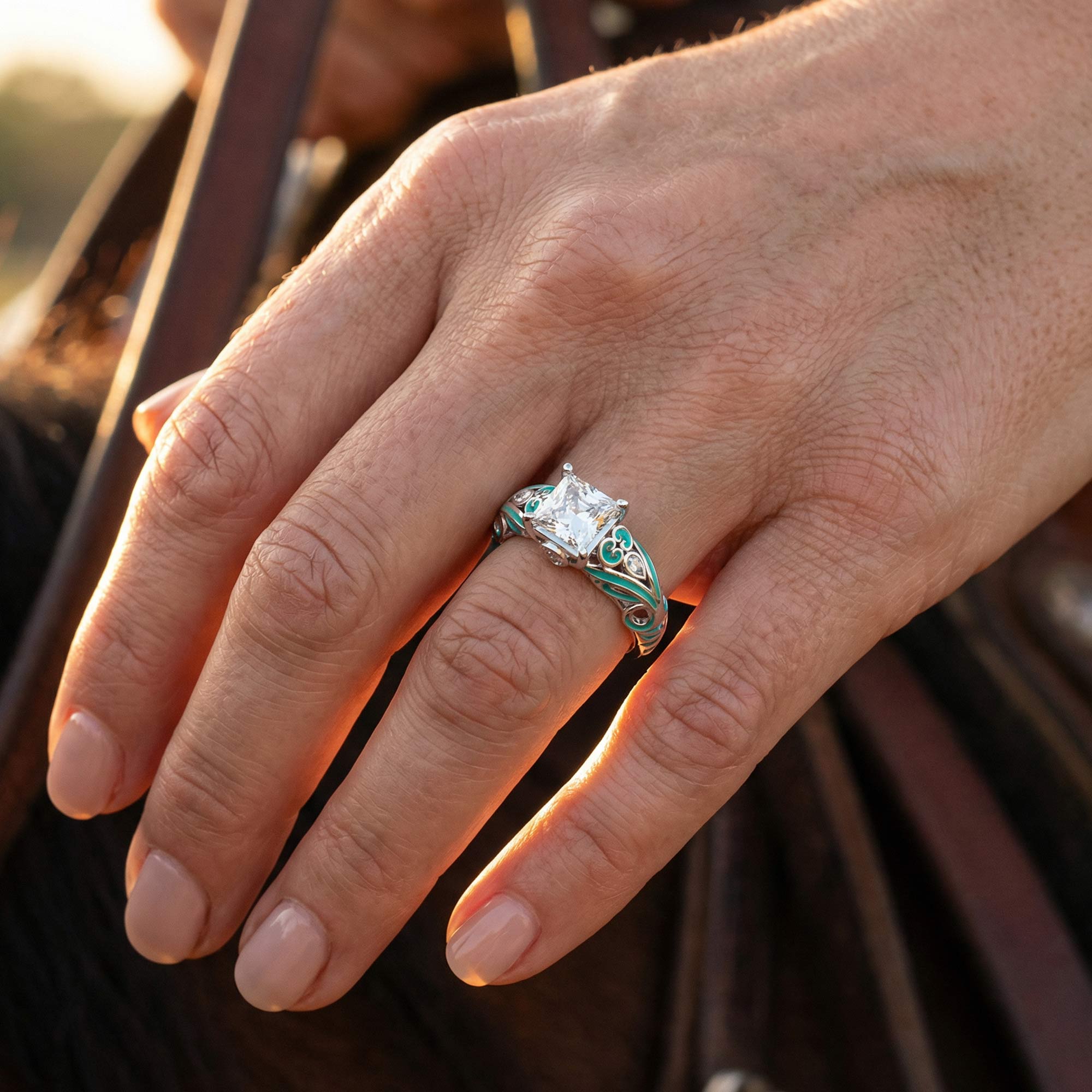 Rosemary's Loyalty Ring - Moissanite