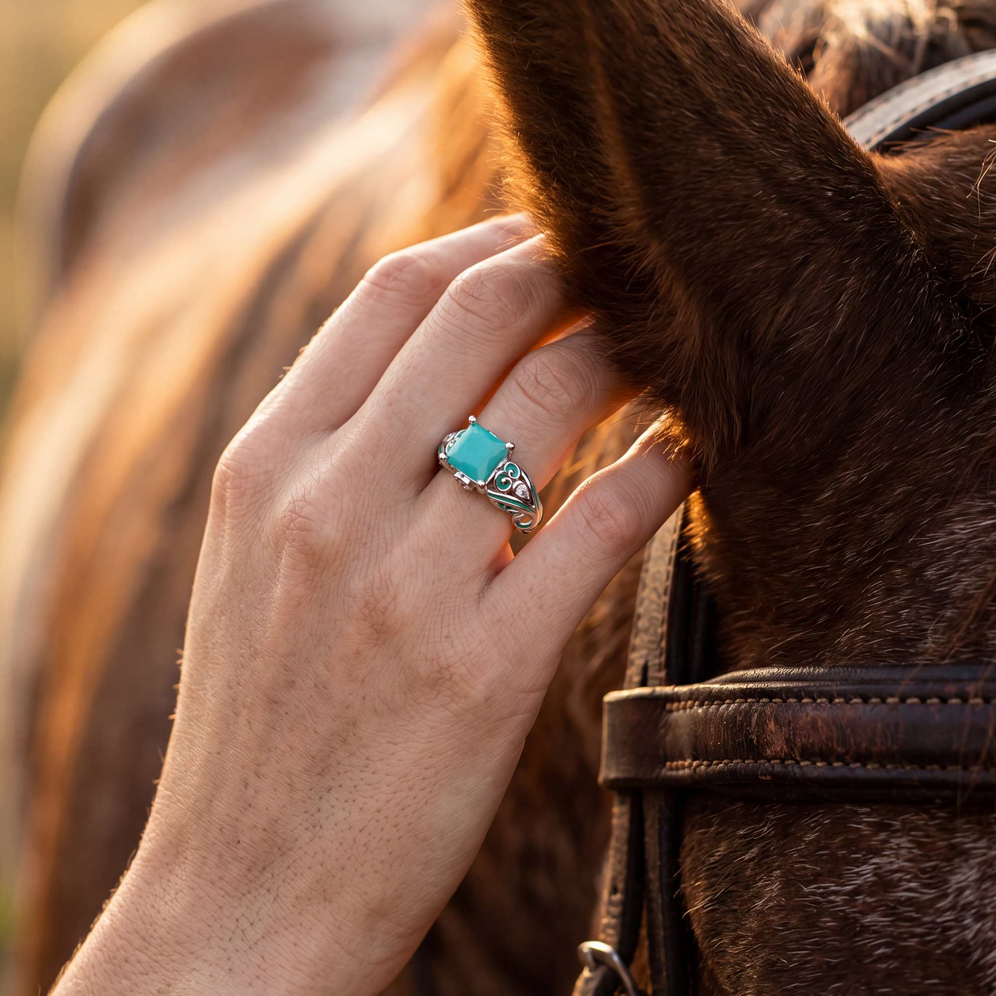 Rosemary's Loyalty Ring - Turquoise