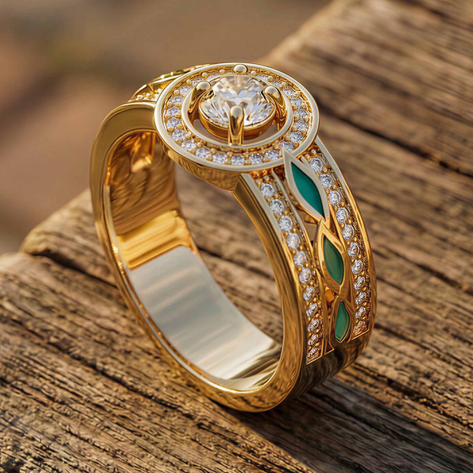 Shining Rodeo Ring - Moissanite