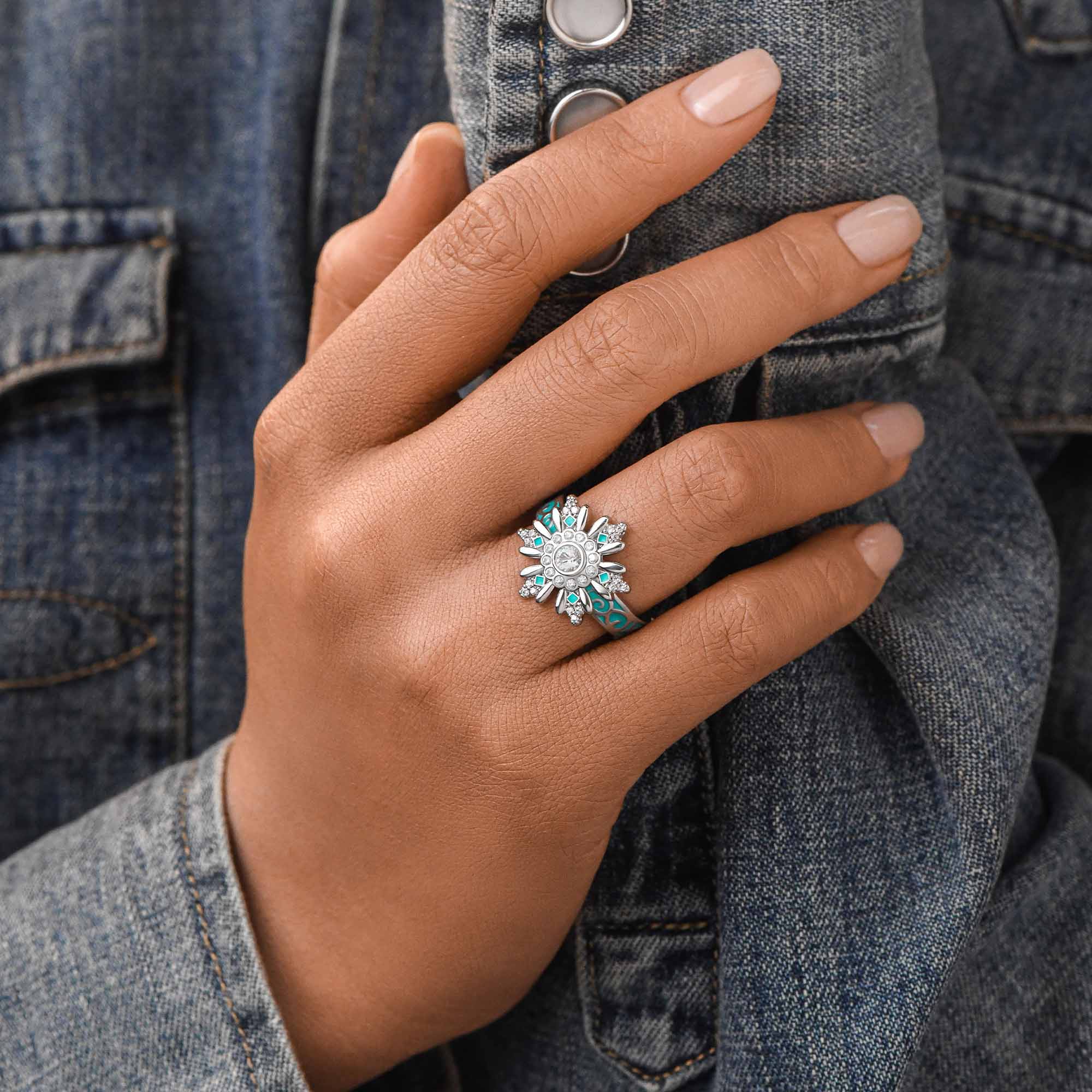 Snowbound Mystery Ring - Moissanite