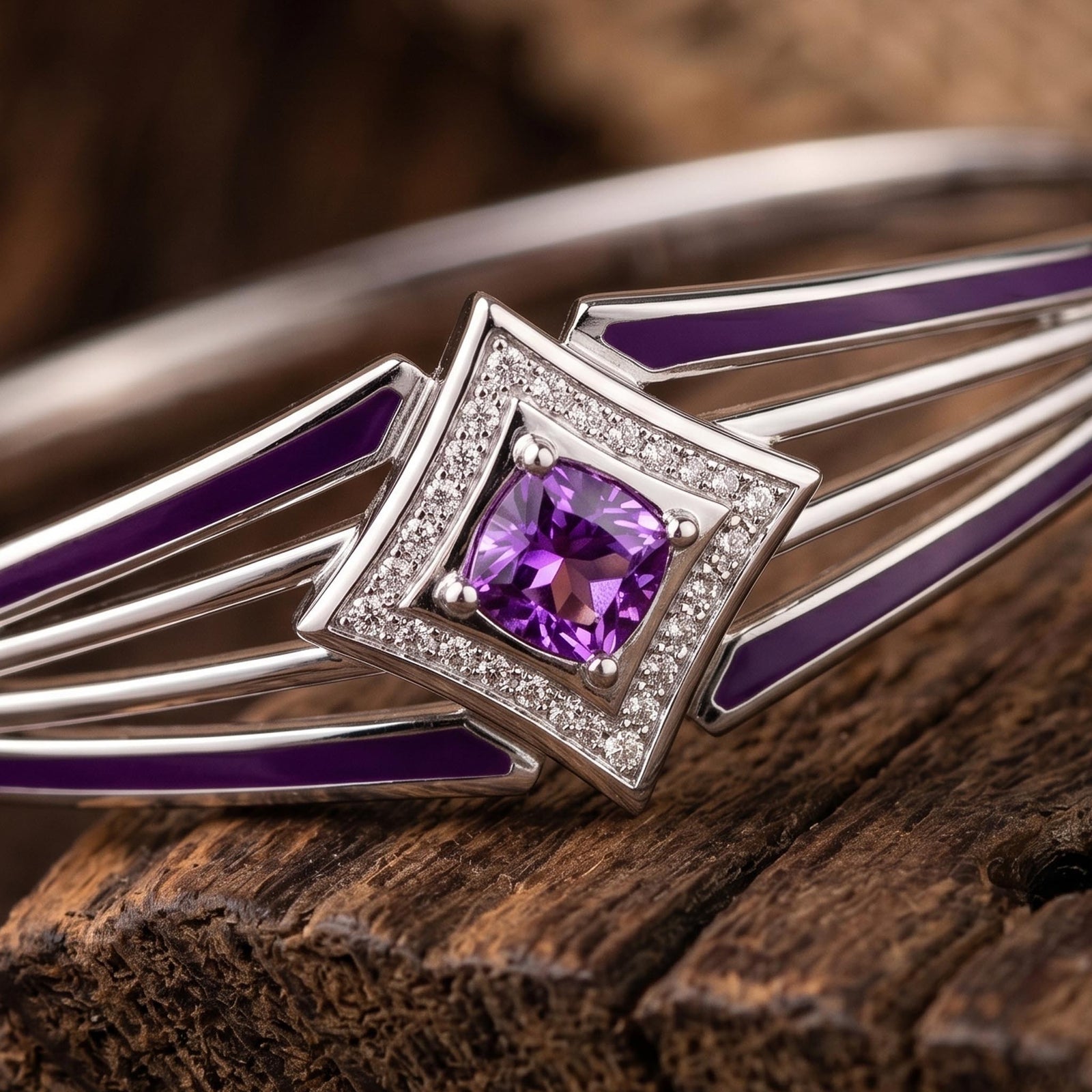 Soulful Waters Bracelet - Amethyst
