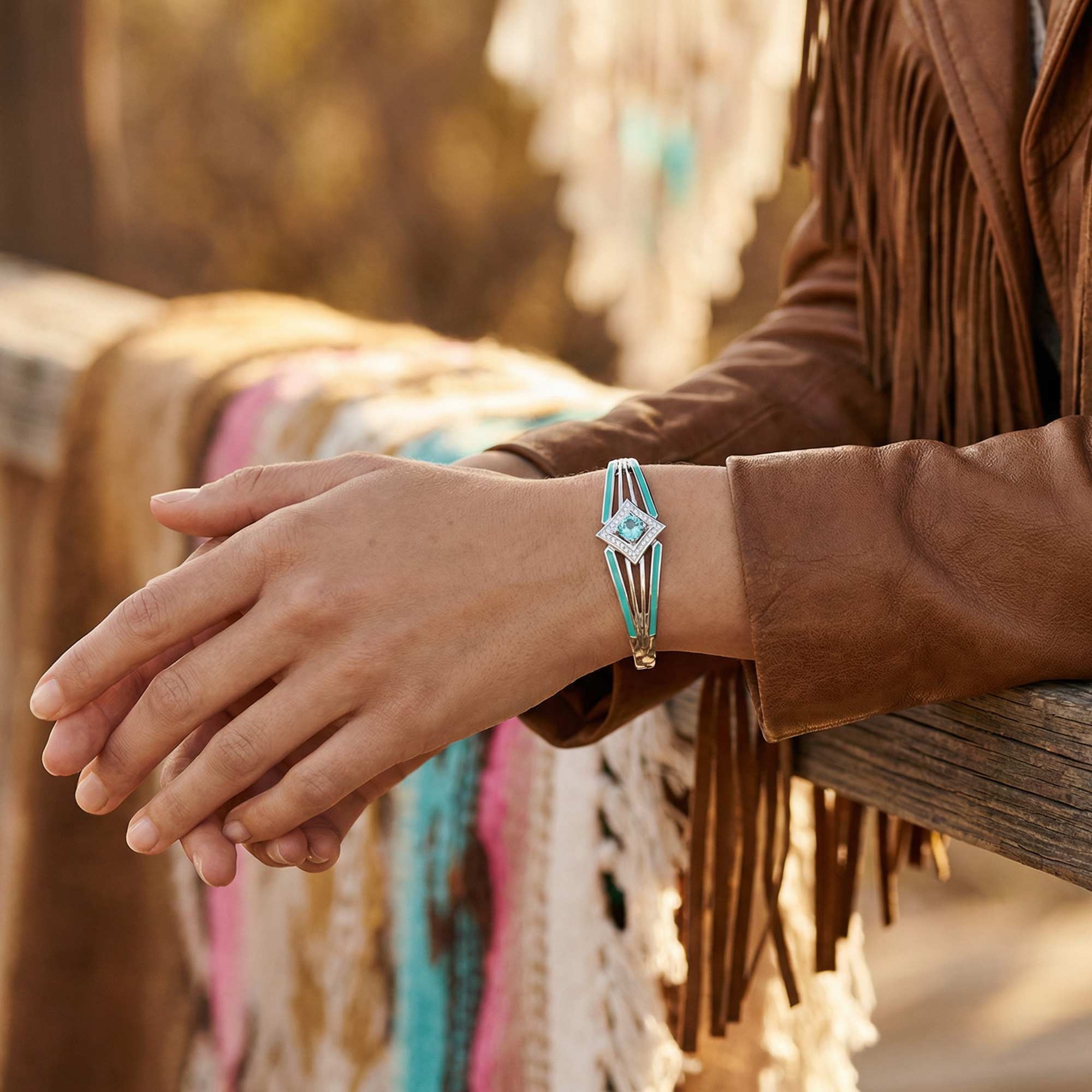 Soulful Waters Bracelet - Aquamarine