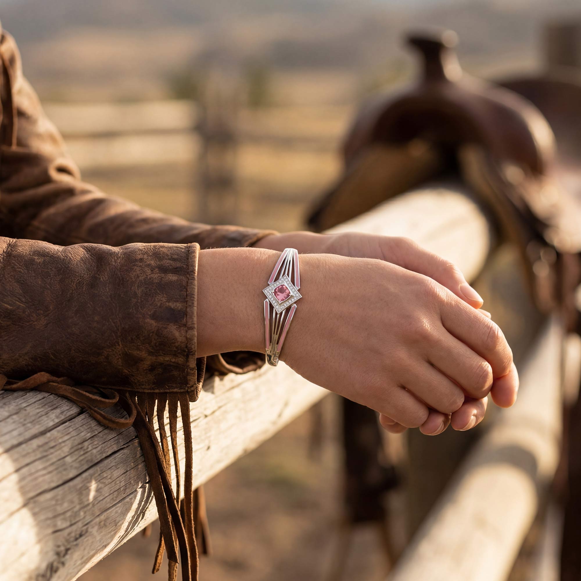 Soulful Waters Bracelet - Rose Quartz