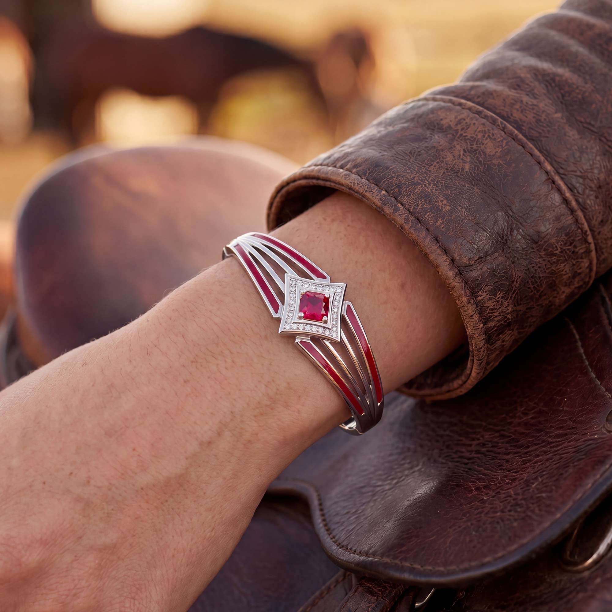 Soulful Waters Bracelet - Ruby