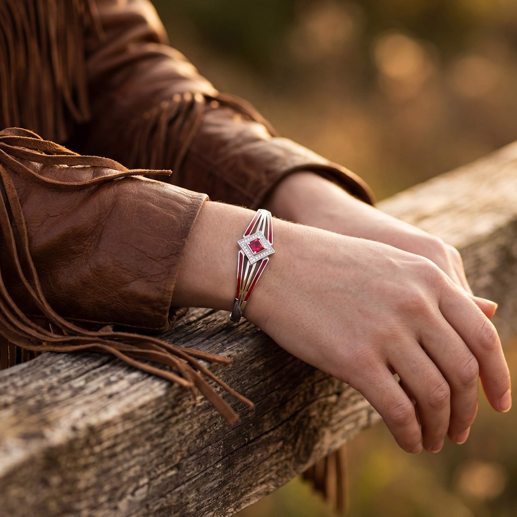 Soulful Waters Bracelet - Ruby