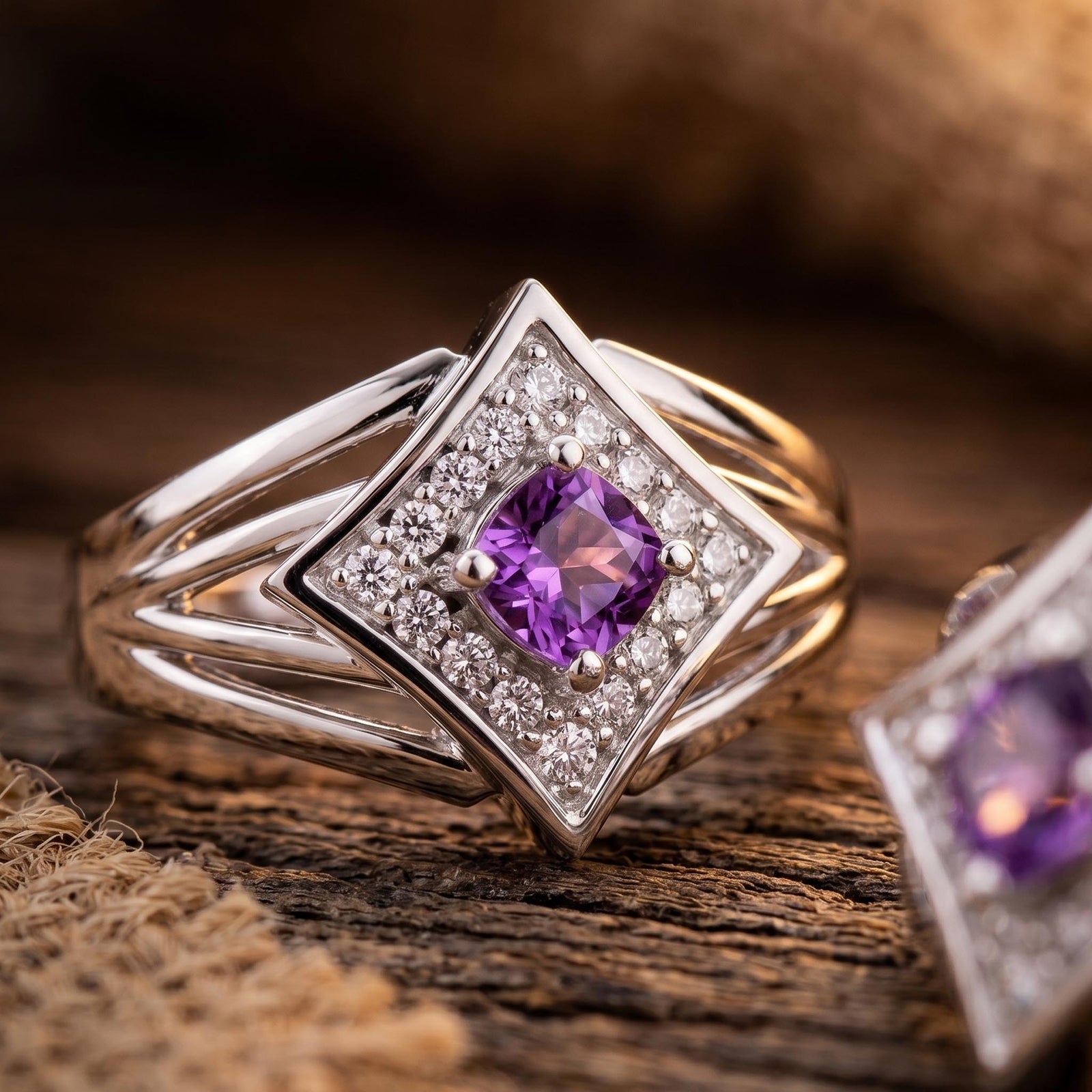 Soulful Waters Earrings - Amethyst