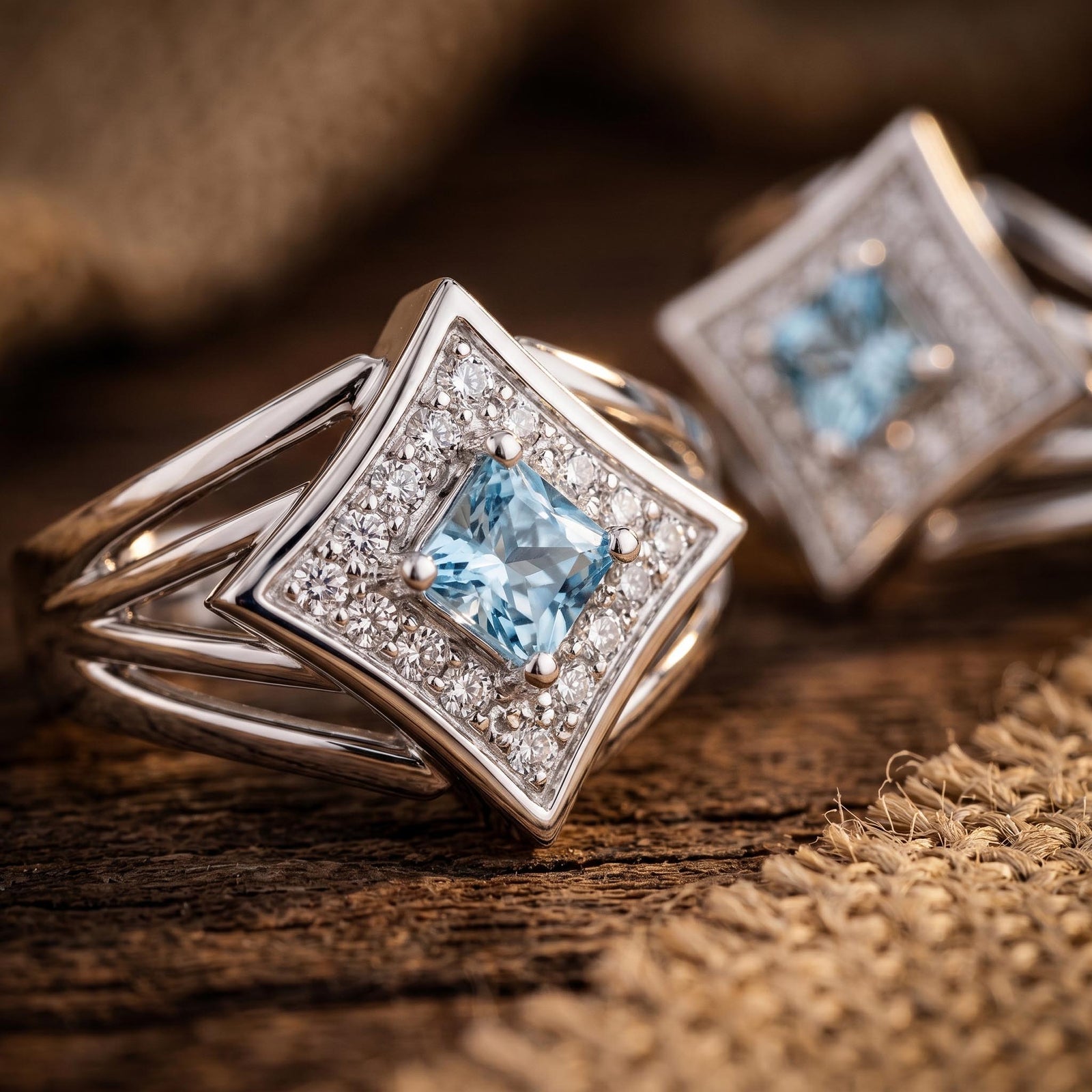 Soulful Waters Earrings - Aquamarine