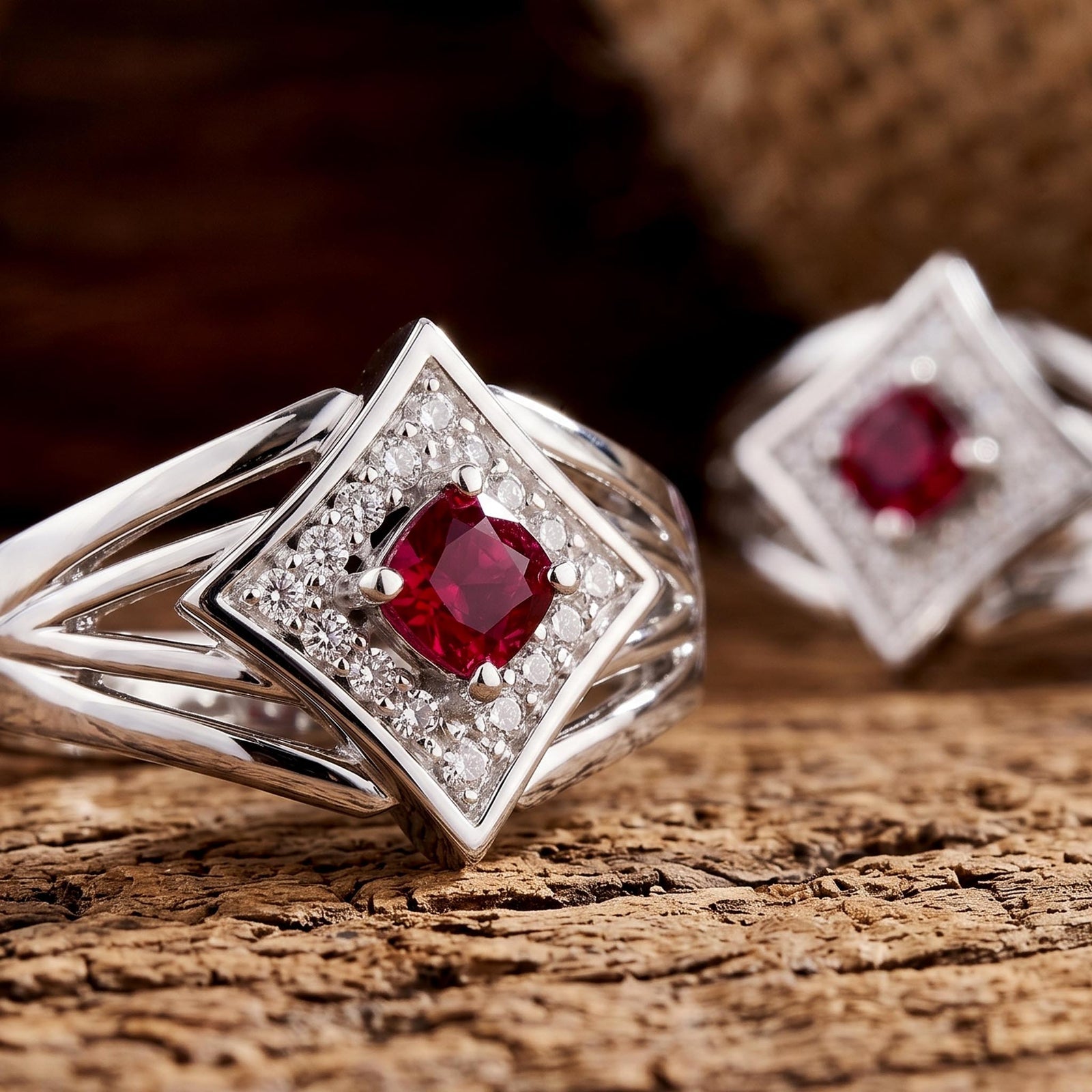 Soulful Waters Earrings - Ruby
