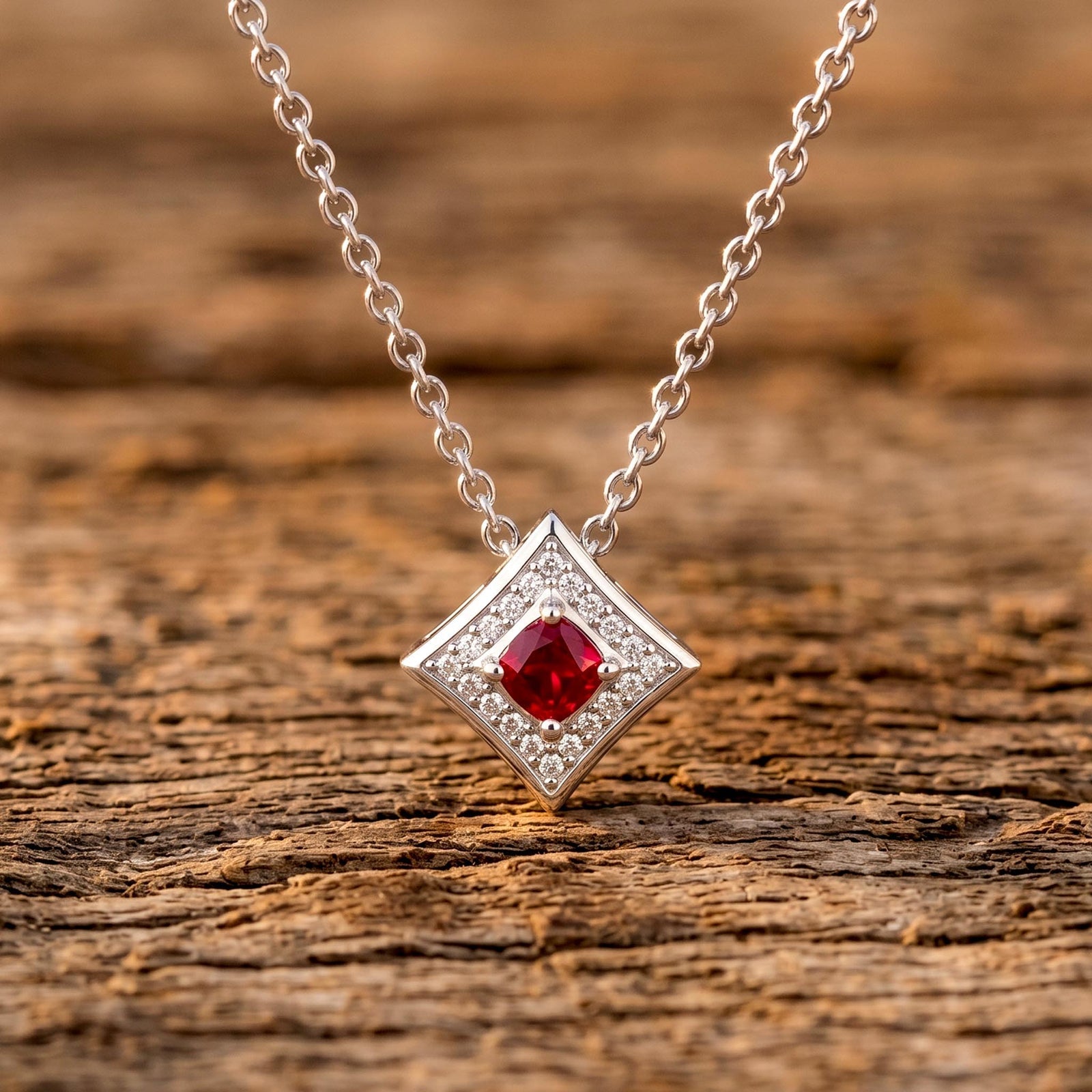 Soulful Waters Necklace - Ruby