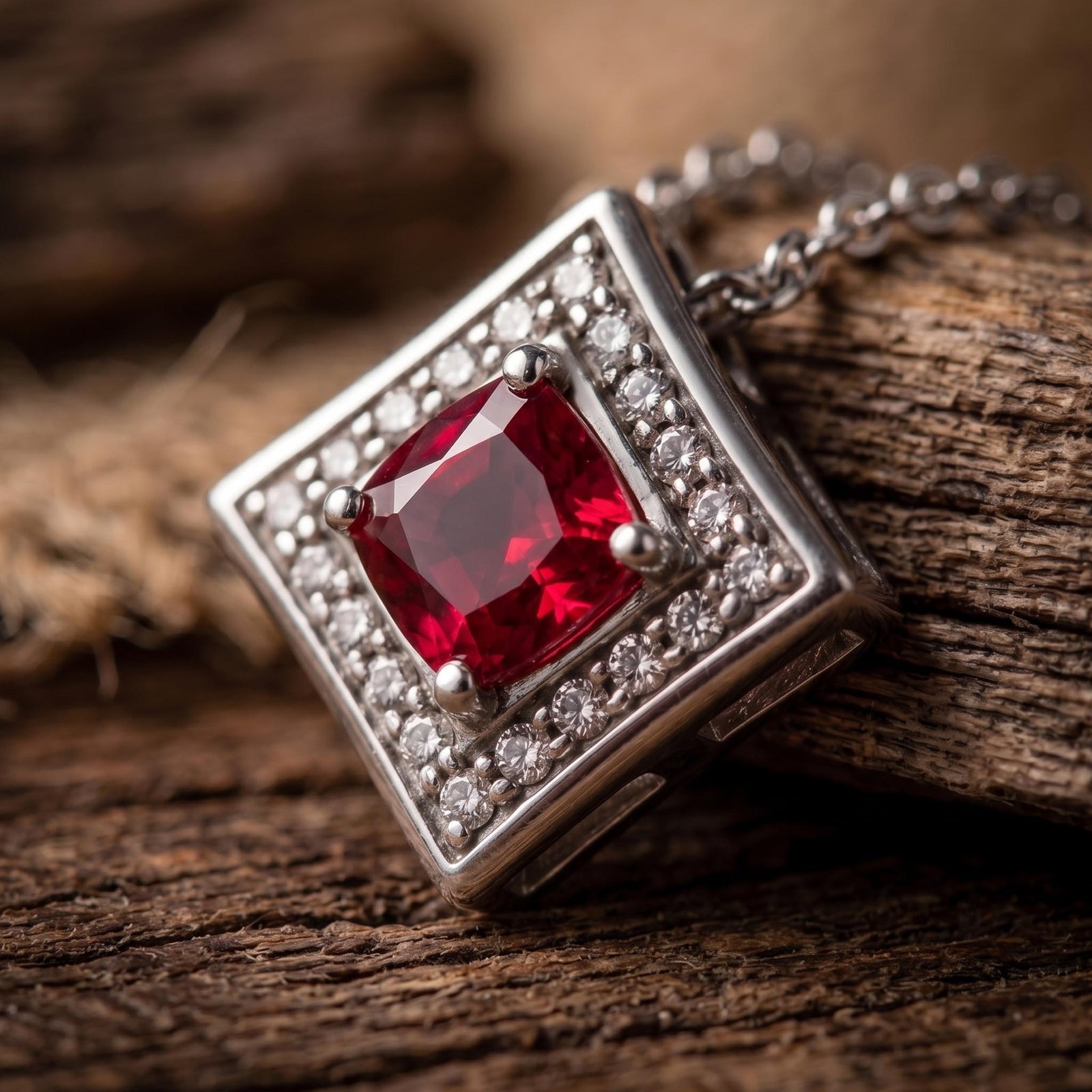 Soulful Waters Necklace - Ruby