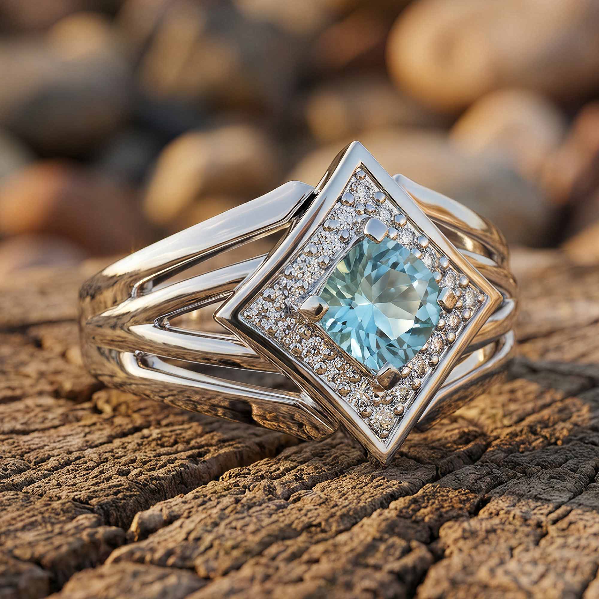 Soulful Waters Ring - Aquamarine