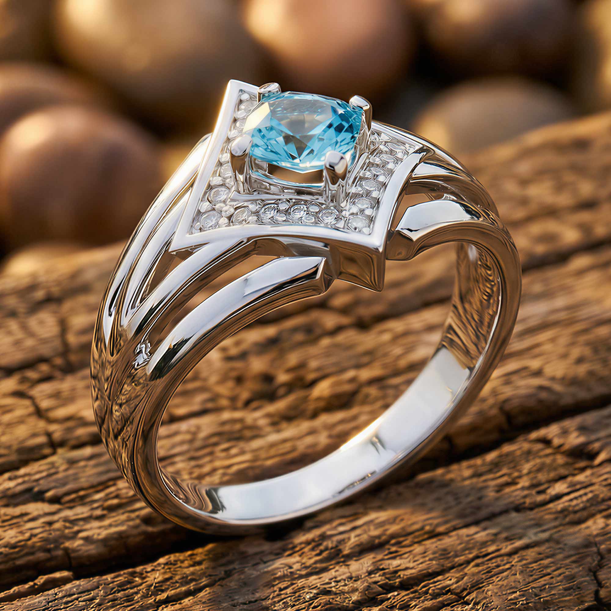 Soulful Waters Ring - Aquamarine