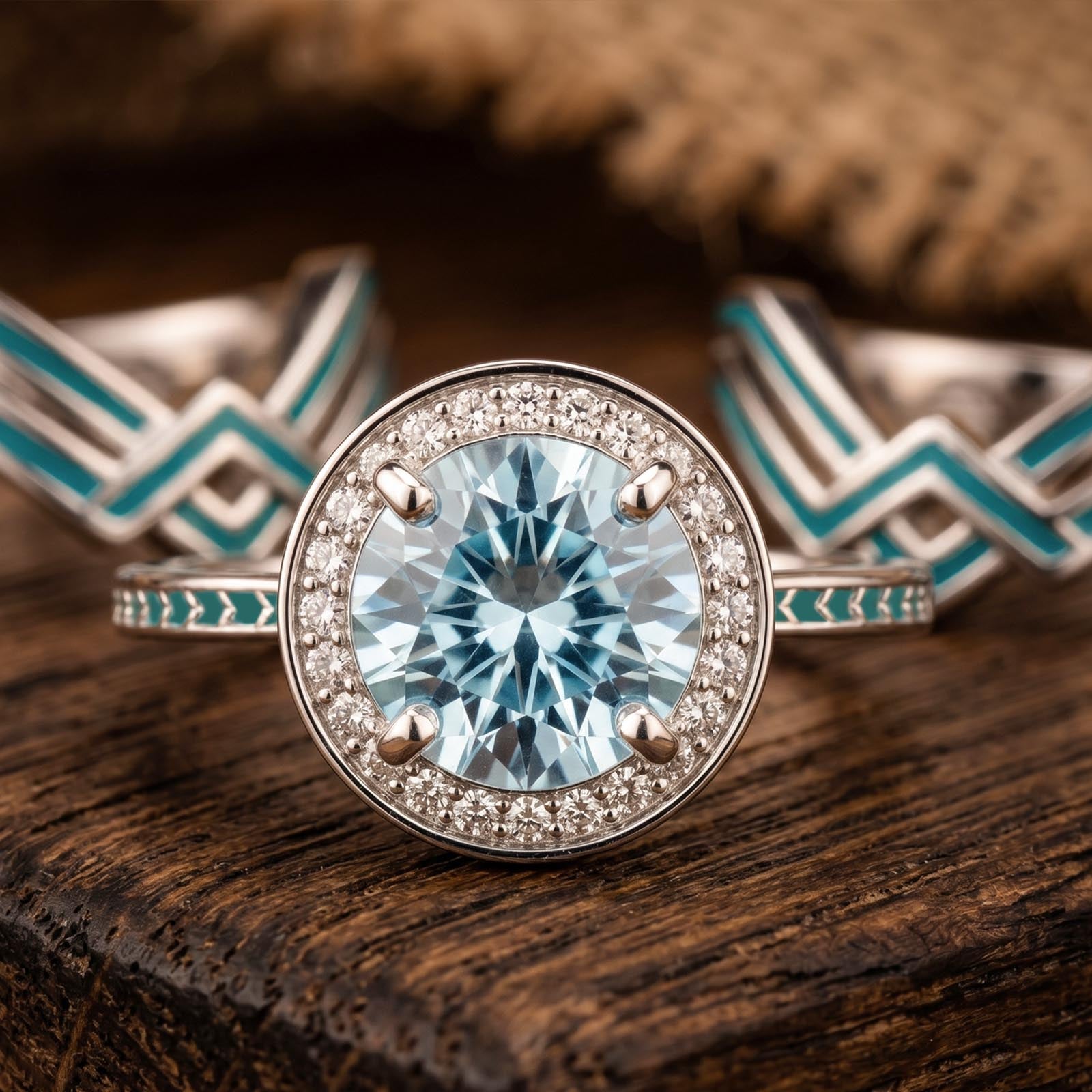 Starlit Mesa Ring - Aquamarine