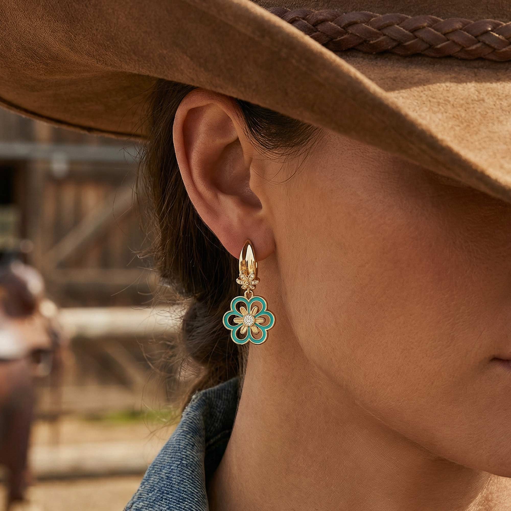 Sunlit Petal Earrings