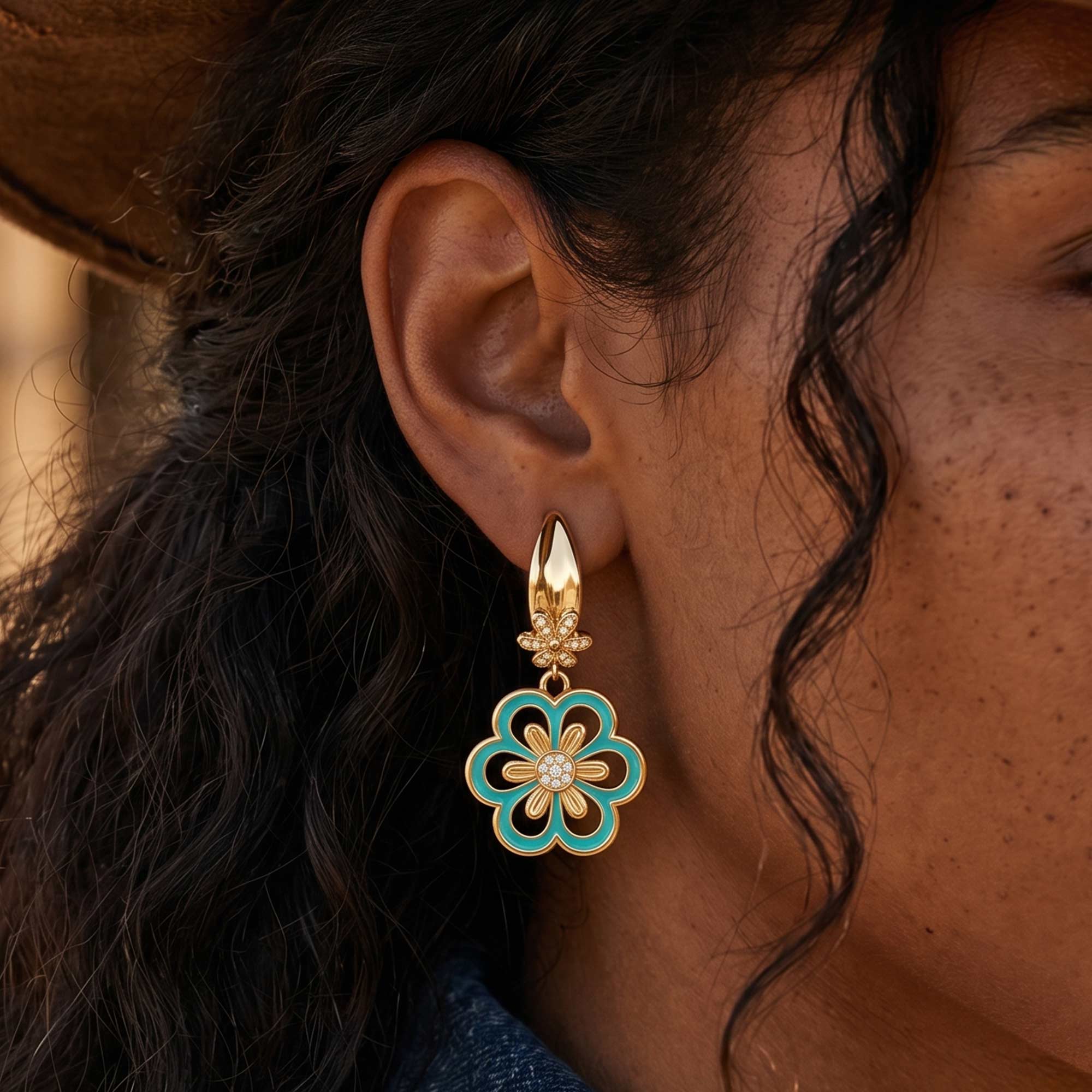 Sunlit Petal Earrings