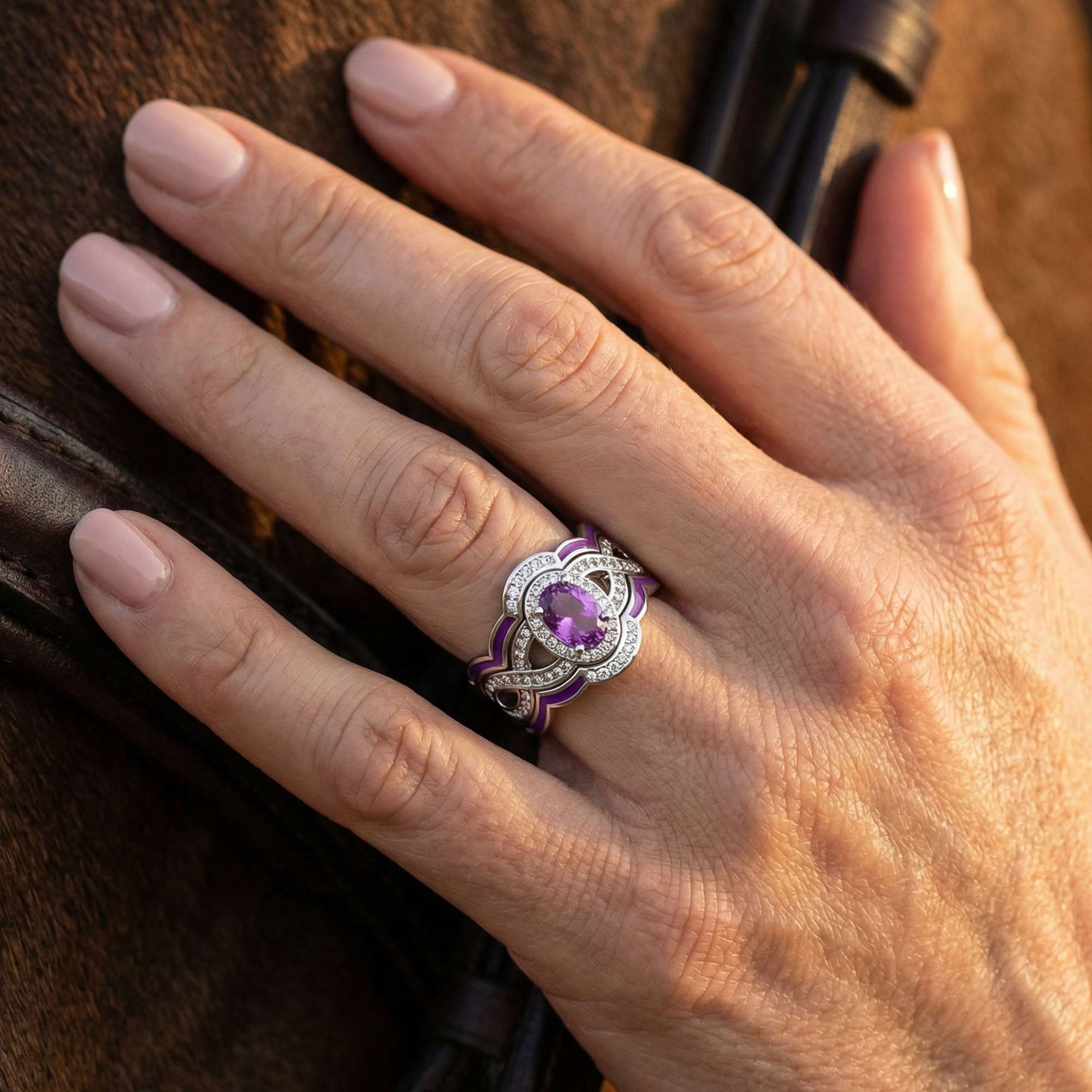 Sunset Canyons Ring - Amethyst