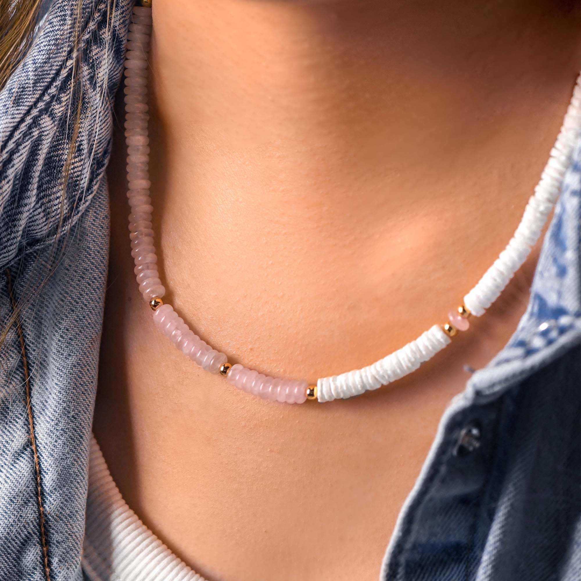 Sunset Foam Necklace
