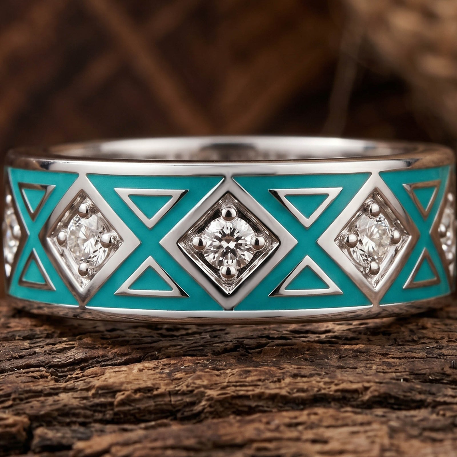 Totem Gleam Ring - Moissanite