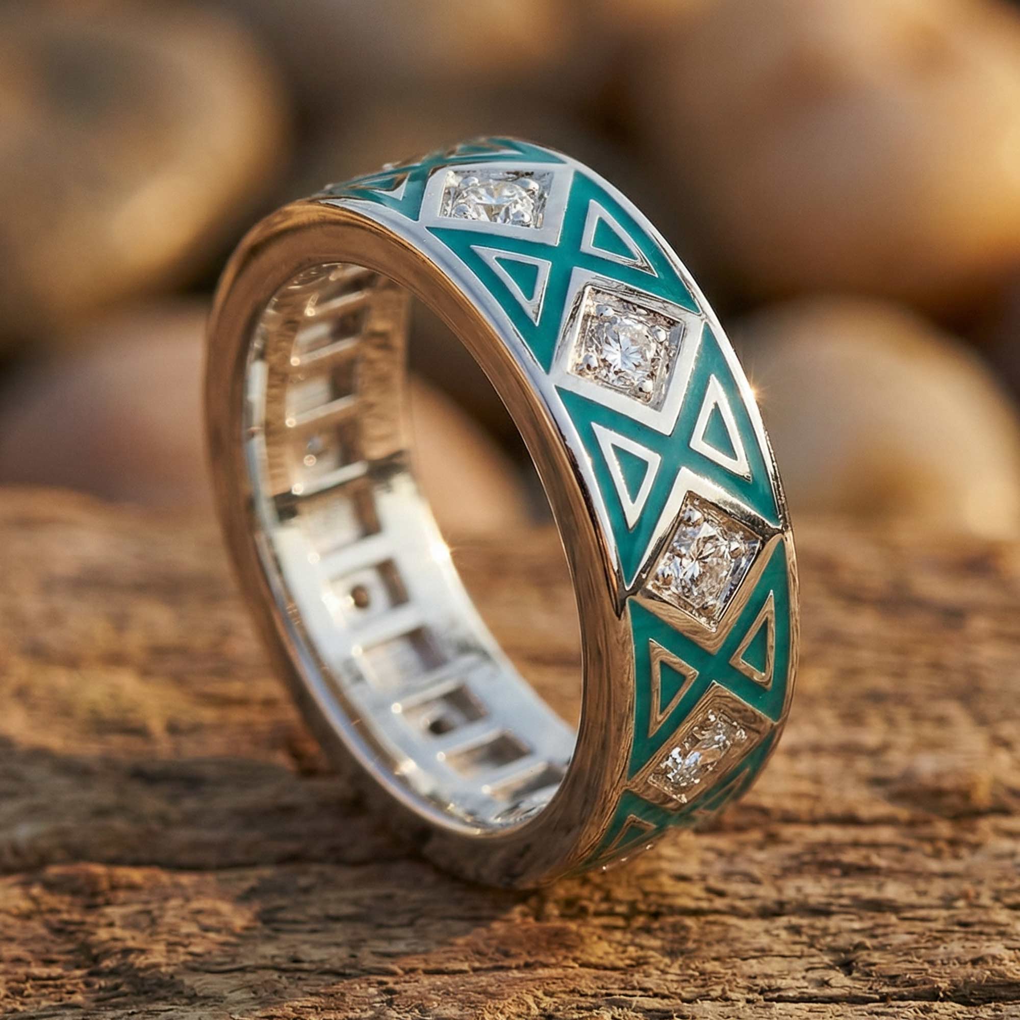 Totem Gleam Ring - Moissanite