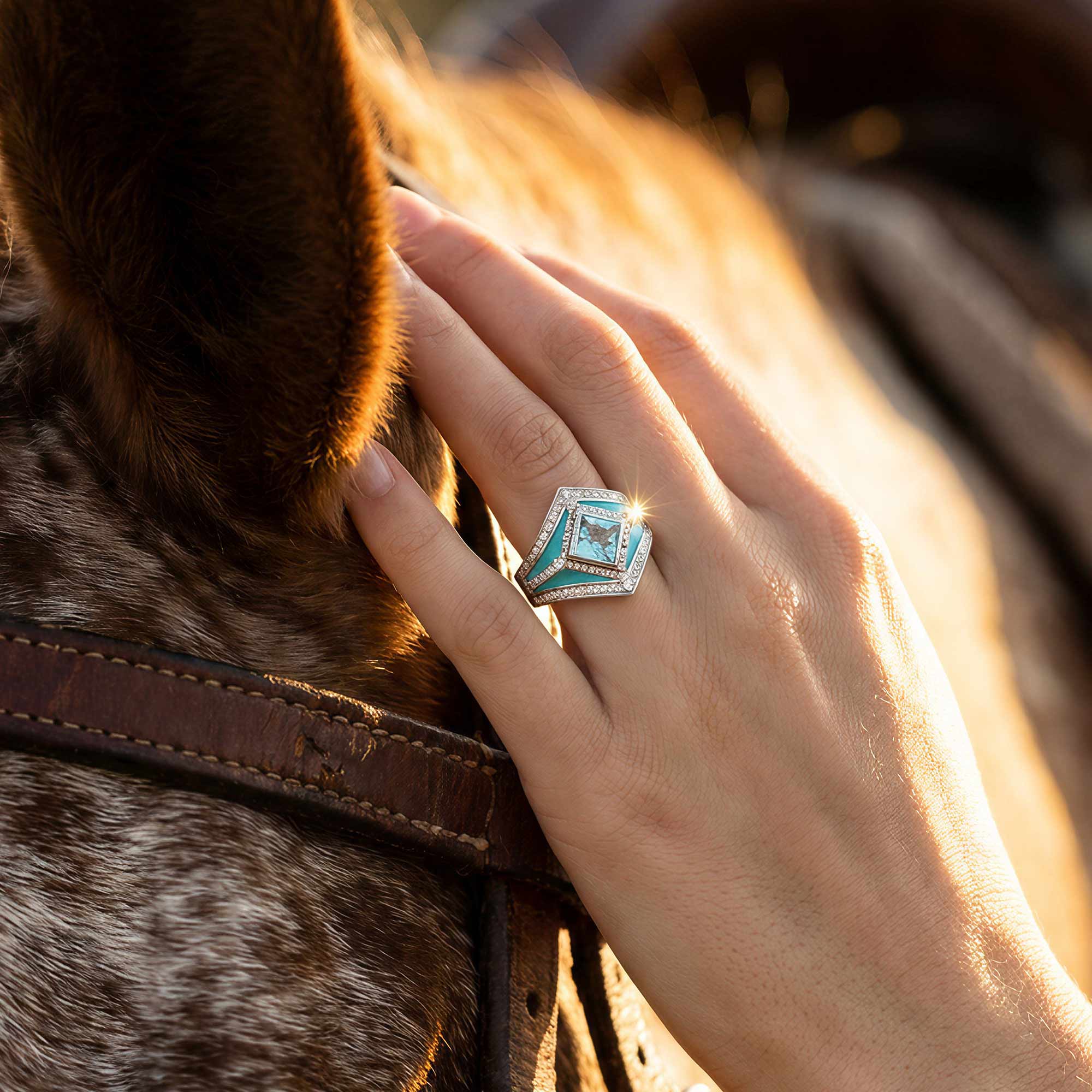 Wild Heart Ring - Aquamarine