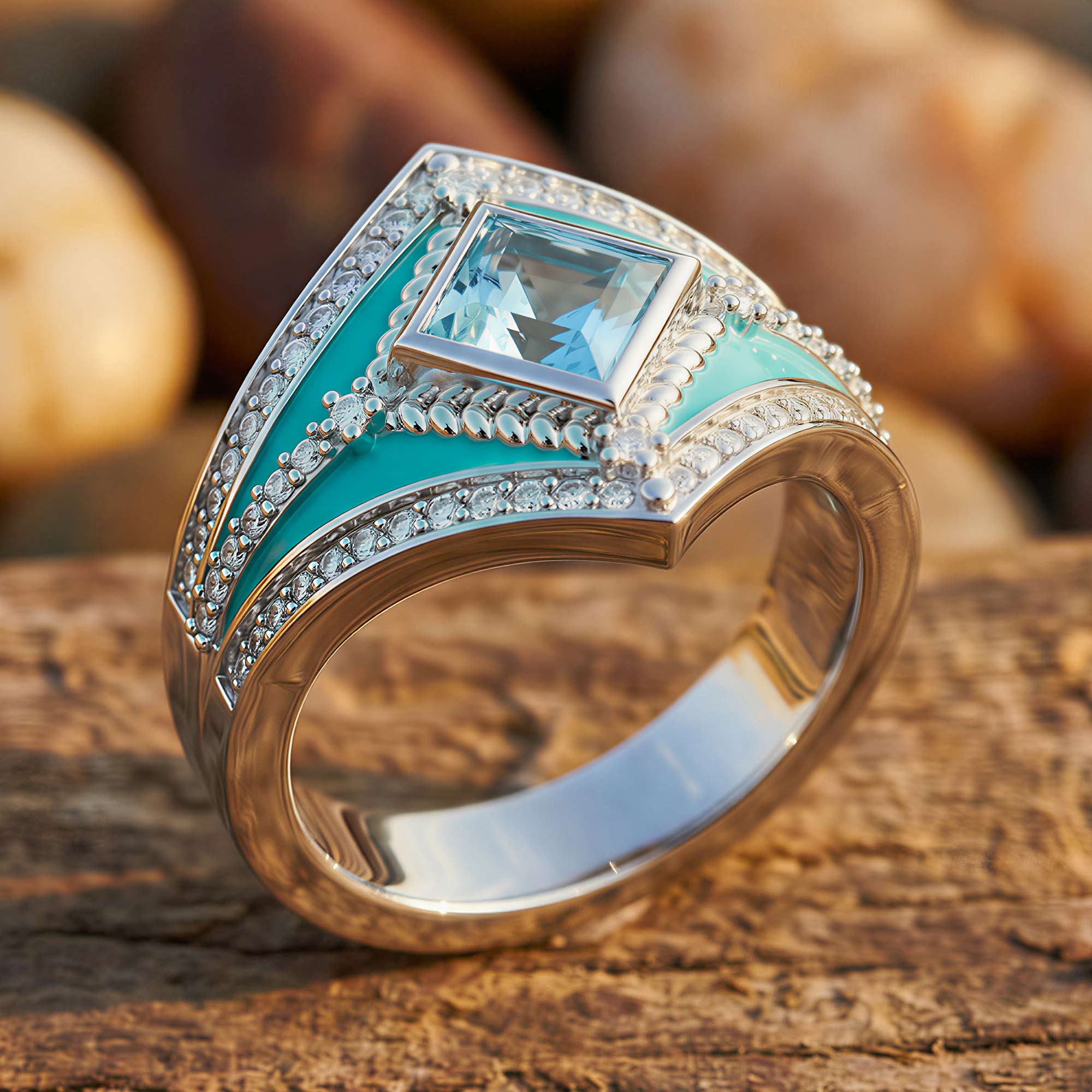 Wild Heart Ring - Aquamarine