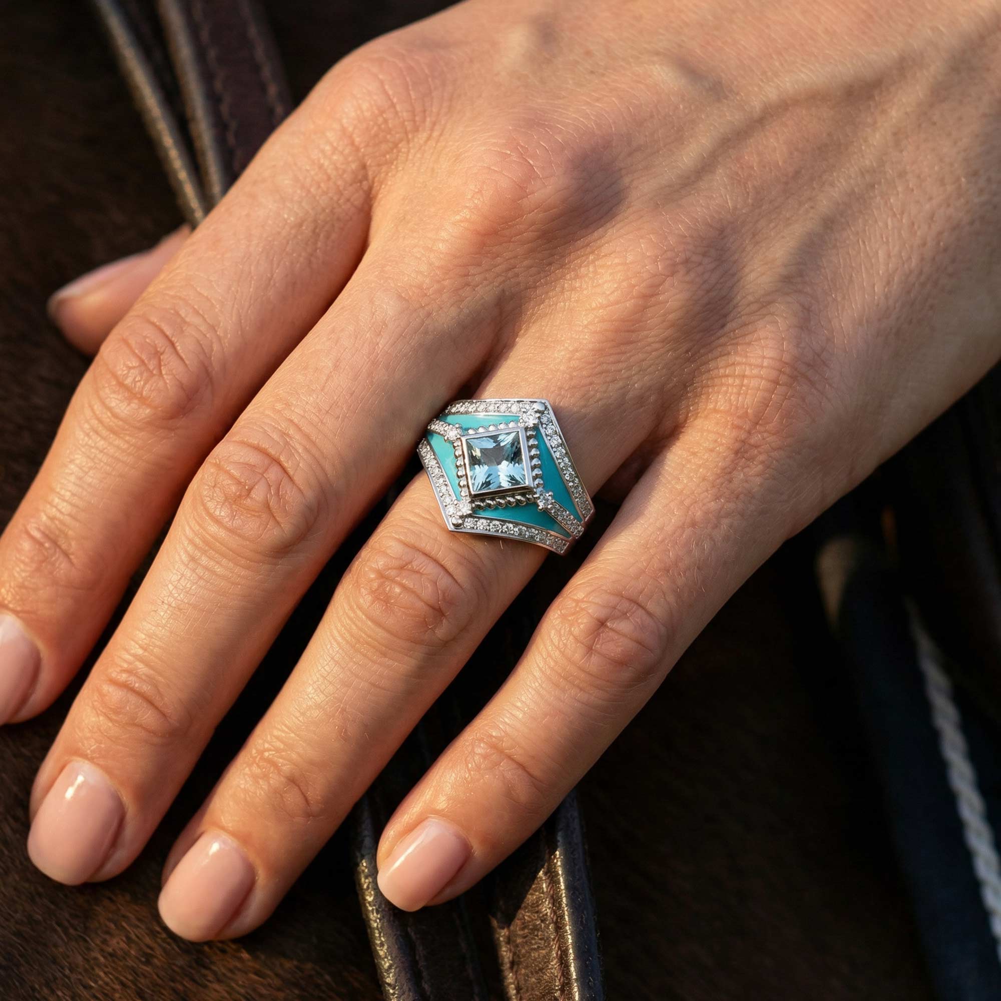 Wild Heart Ring - Aquamarine