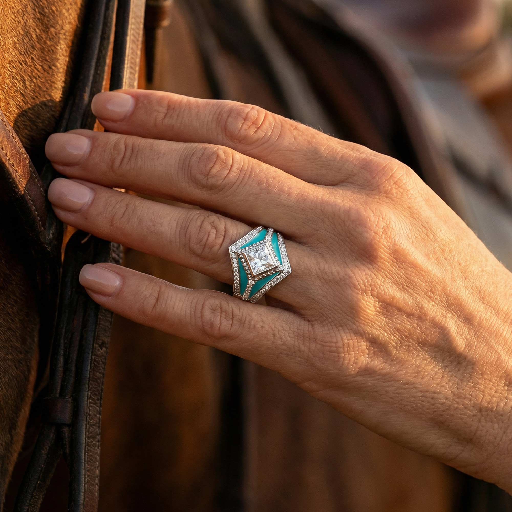 Wild Heart Ring - Moissanite
