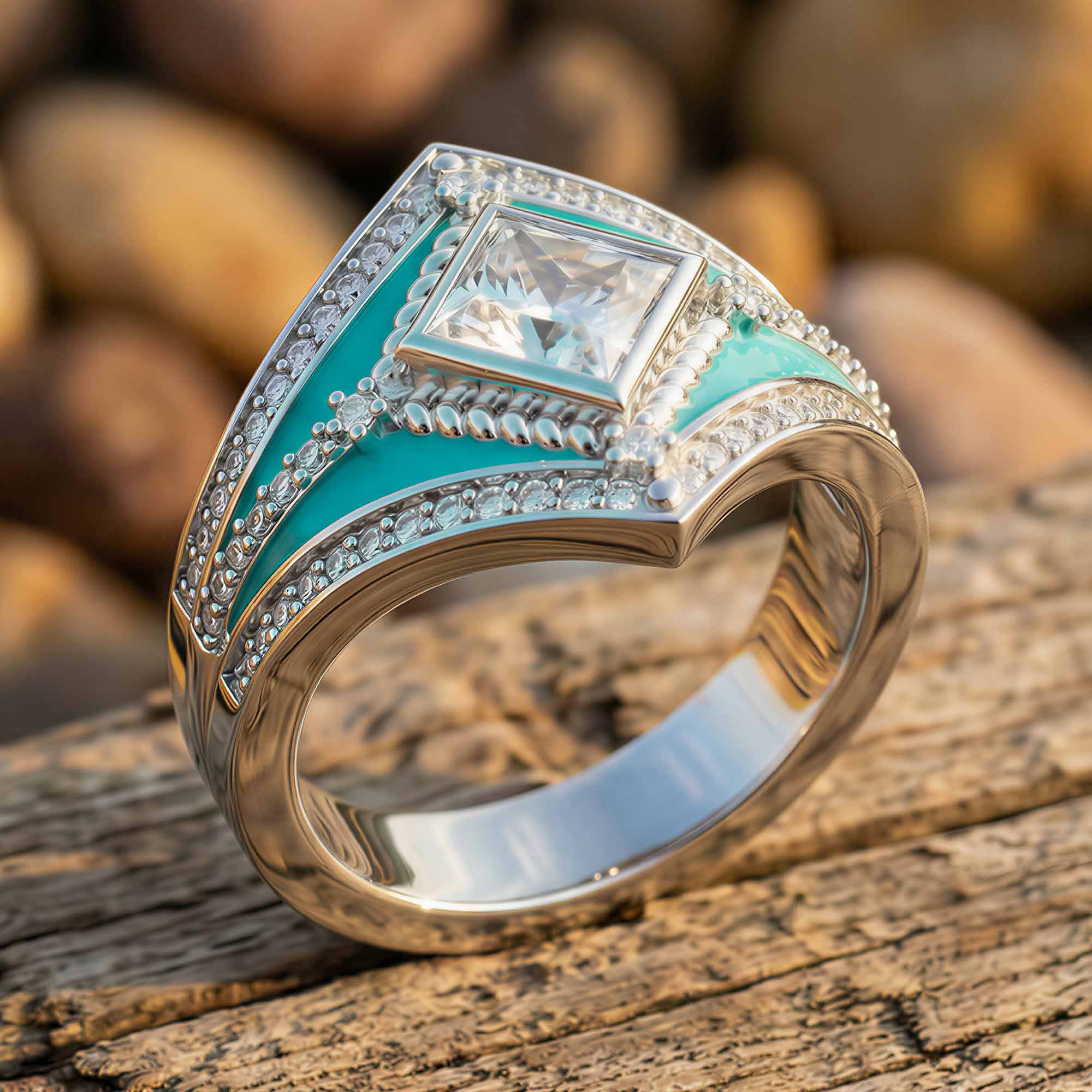 Wild Heart Ring - Moissanite