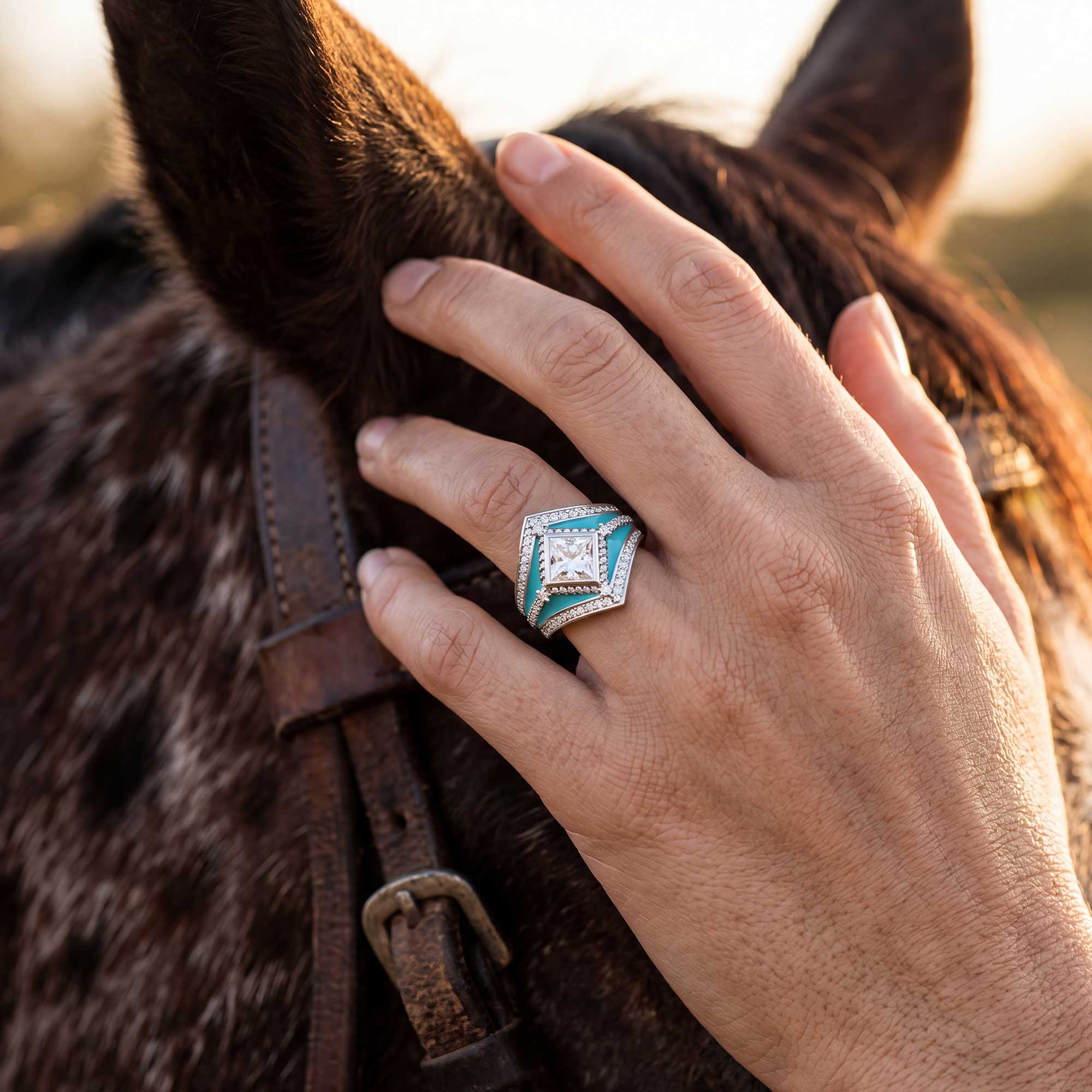 Wild Heart Ring - Moissanite