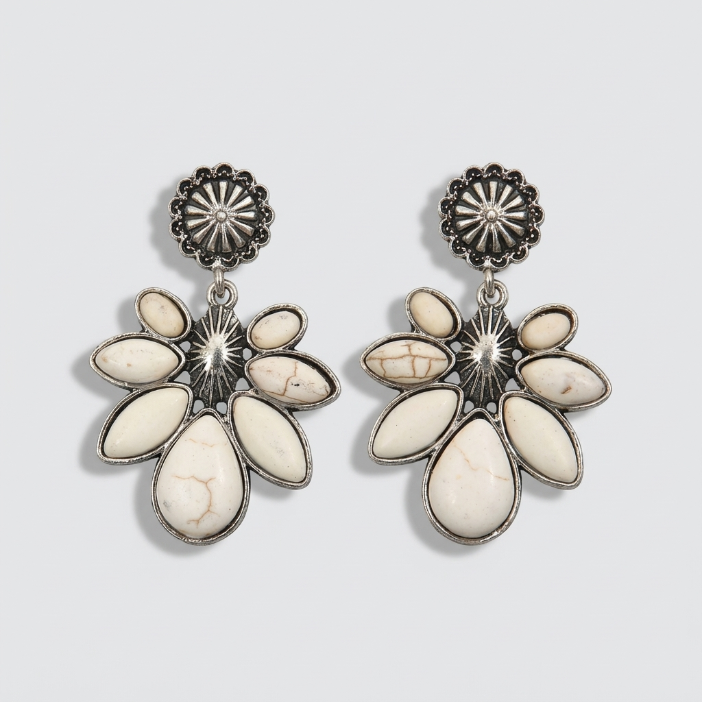Wild Howlite Earrings