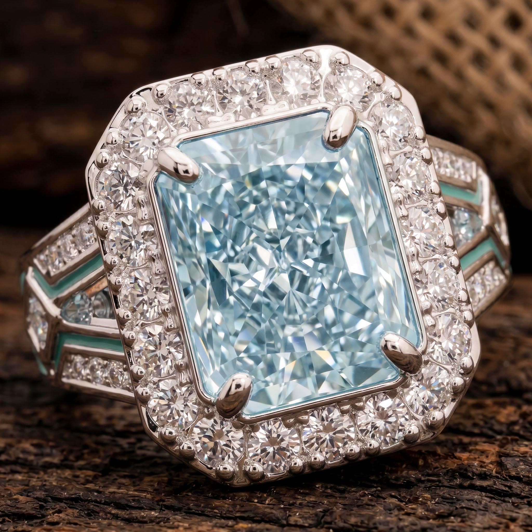 Zyra Core Ring - Aquamarine